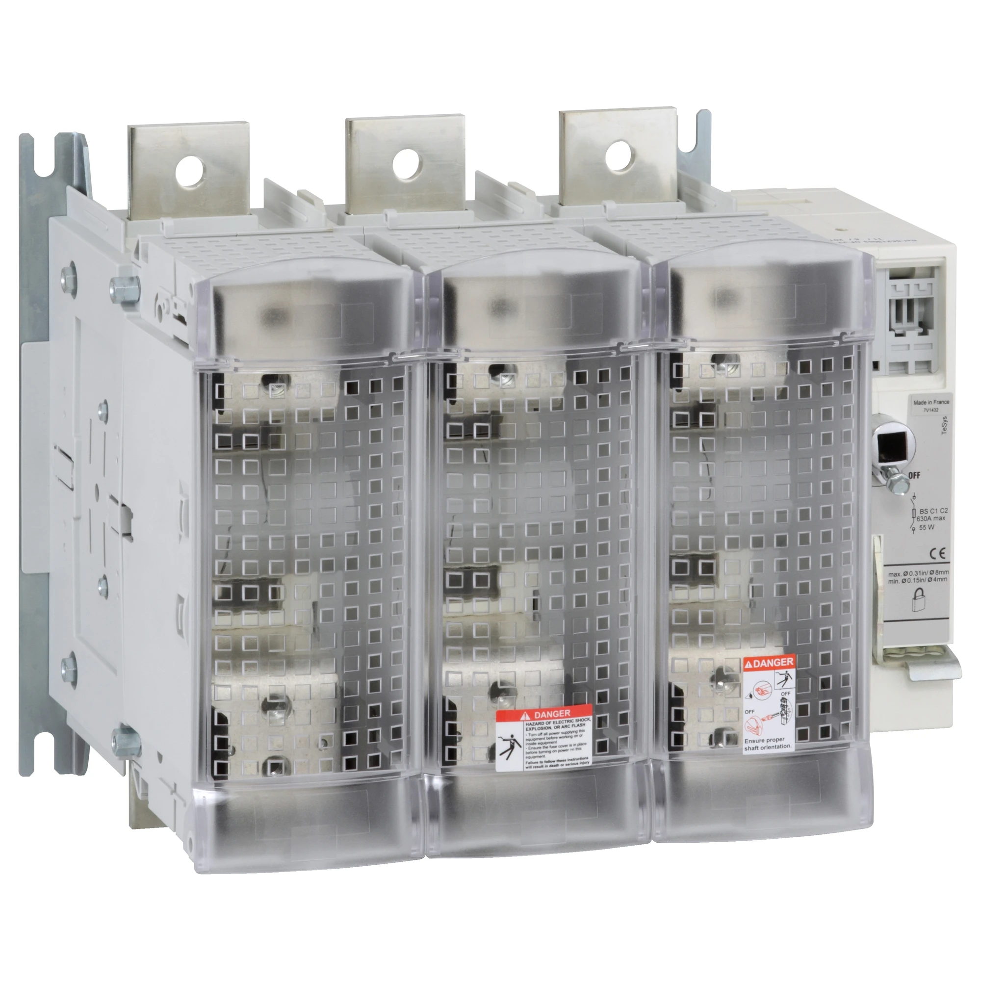 Schneider Electric GS2SB3 Load Disconnect Switch with Fuses TeSys GS2S, 3p, 630A, DIN C1, C2 (img_001)