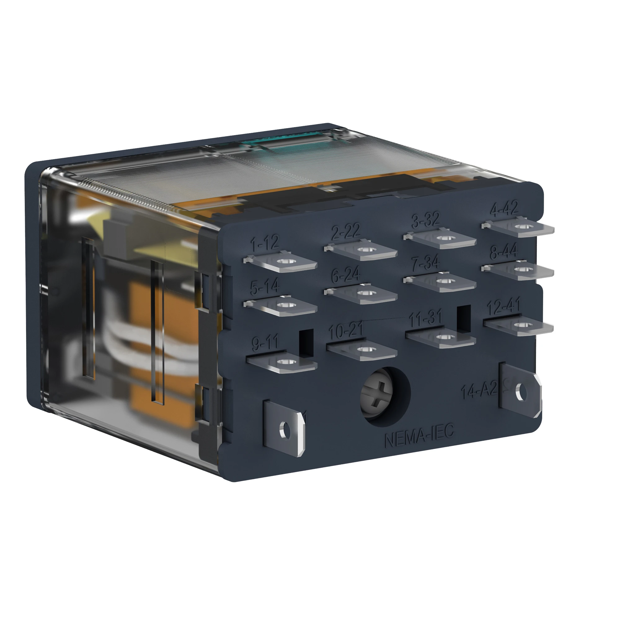 Schneider Electric RPM42FD Power Relay RPM, 4 W, 15 A, 110VDC, with LED, with Test Button (img_004) Schneider Electric RPM42FD Power Relay RPM, 4 W, 15 A, 110VDC, with LED, with Test Button (img_004)