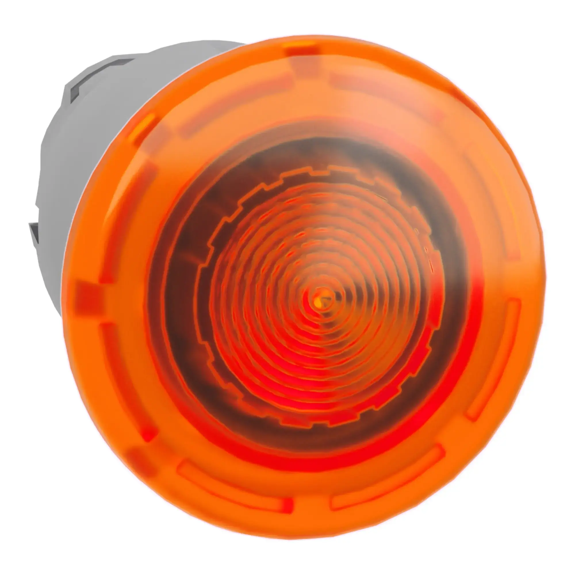 Schneider Electric ZB4BW653 Mushroom pushbutton, Front element, Harmony XB4, Metal, 22mm, illuminated, orange, pull release, for universal LED (img_010)