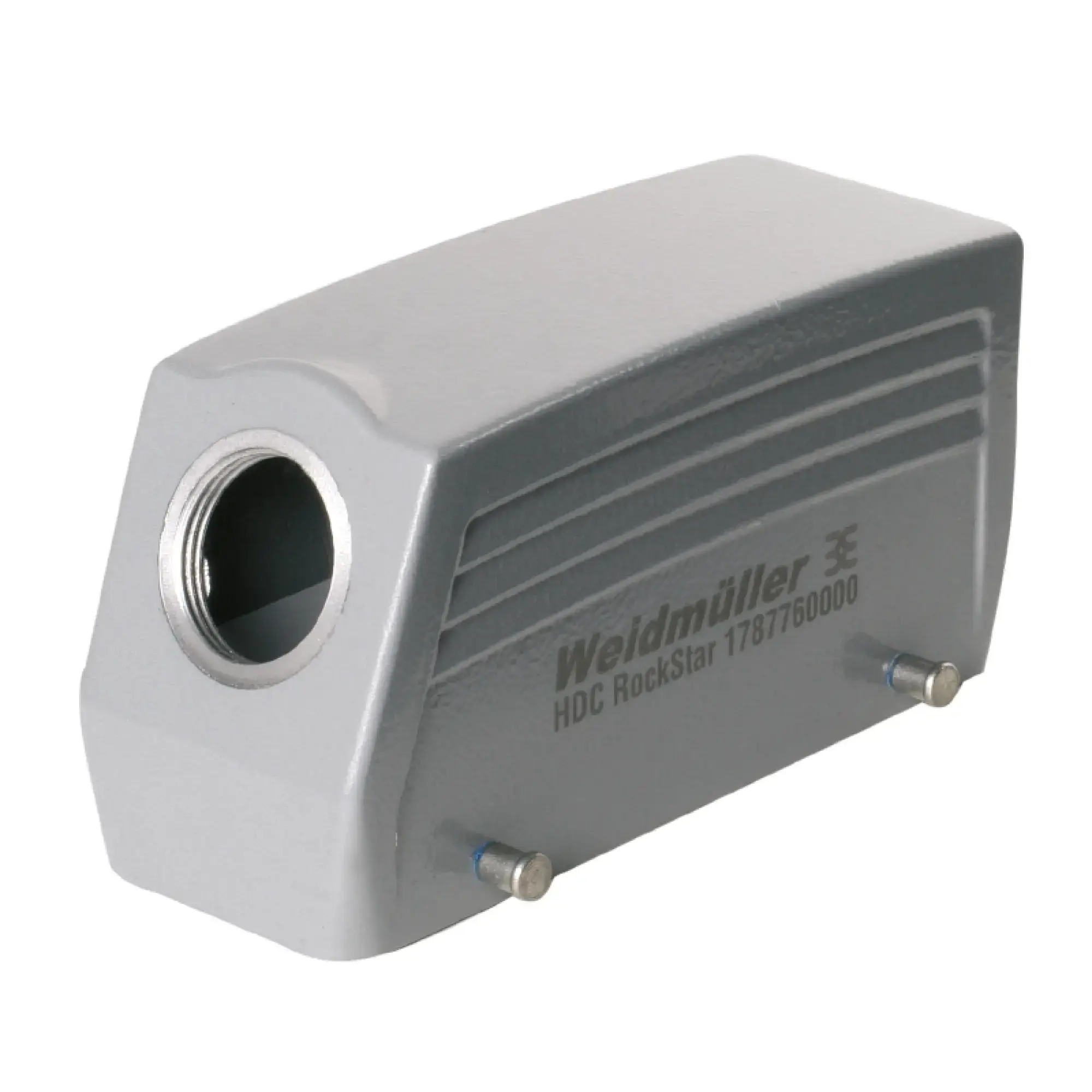 Weidmüller 1787760000 Housing (industry plug-in connectors), Cable entry from side, Plug housing, Side-locking clamp on lower side, Size: 8, IP65 (in plugged condition) (img_001)