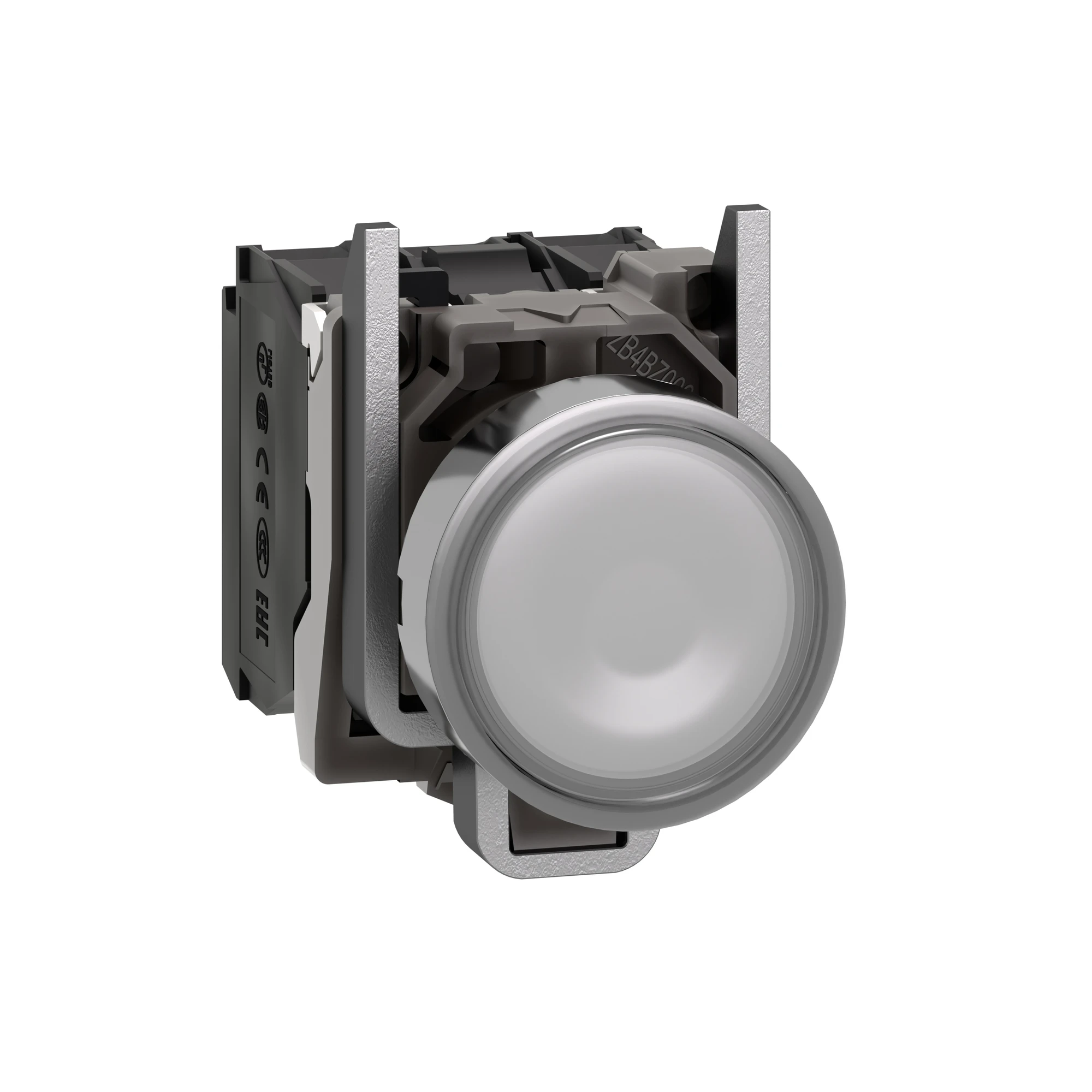 Schneider Electric XB4BW31M5 Illuminated pushbutton switch, Harmony XB4, metal, 22mm, white, unlabelled, universal LED, smooth dome, 1NO+1NC, 230-240V AC (img_001) Schneider Electric XB4BW31M5 Illuminated pushbutton switch, Harmony XB4, metal, 22mm, white, unlabelled, universal LED, smooth dome, 1NO+1NC, 230-240V AC (img_001)