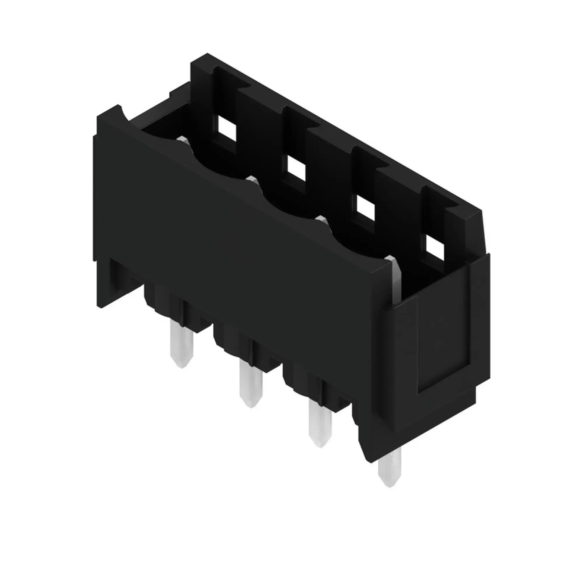Weidmüller 2555590000 PCB connector (board connection), 320 V, 24 A, Pitch in mm: 5.08, Number of poles: 4, THT solder connection, Box (img_001)