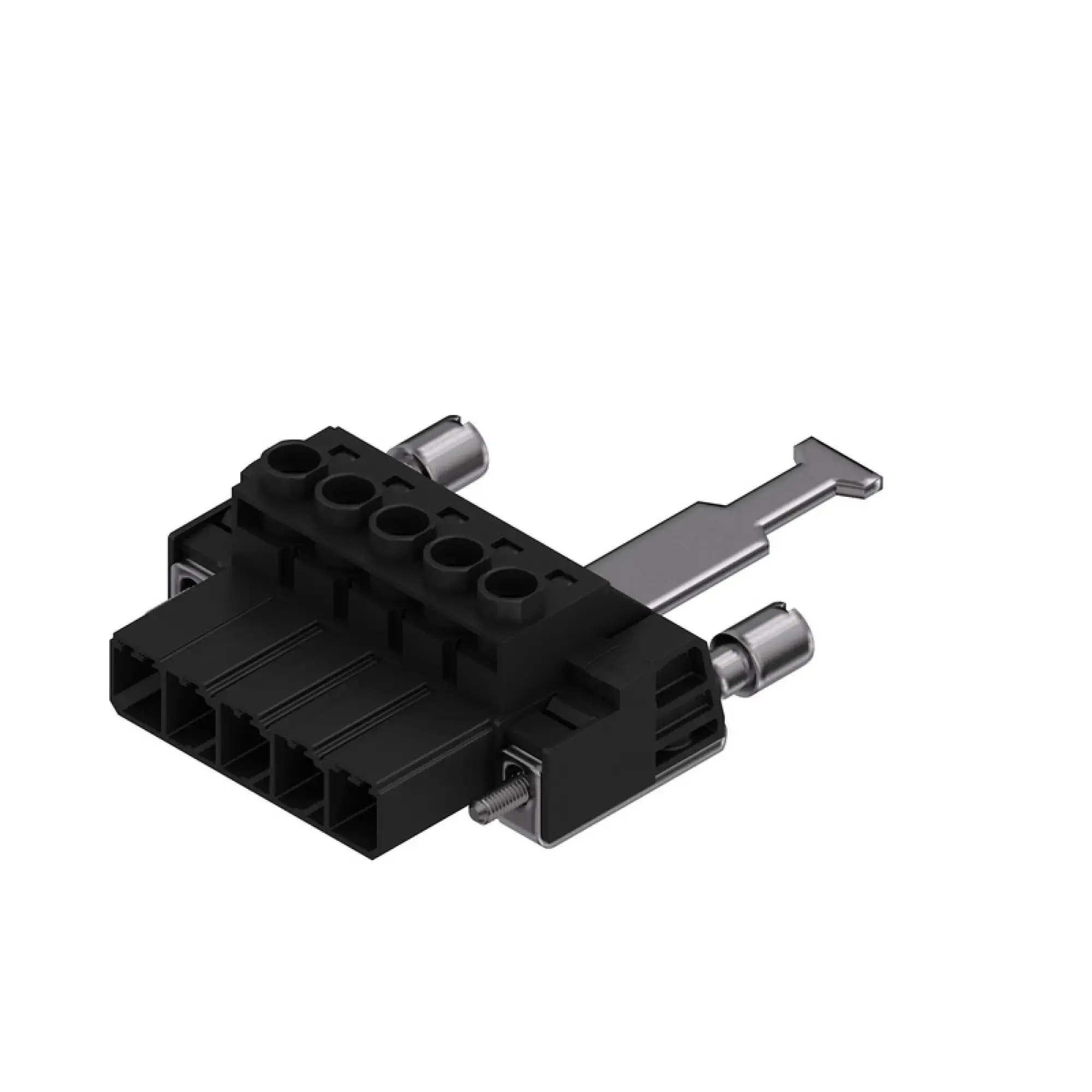 Weidmüller 1932520000 PCB connector (wire connection), 1000 V, 57 A, Pitch in mm: 7.62, 6 mm², Number of poles: 5, Clamping yoke connection, Box (img_001) Weidmüller 1932520000 PCB connector (wire connection), 1000 V, 57 A, Pitch in mm: 7.62, 6 mm², Number of poles: 5, Clamping yoke connection, Box (img_001)