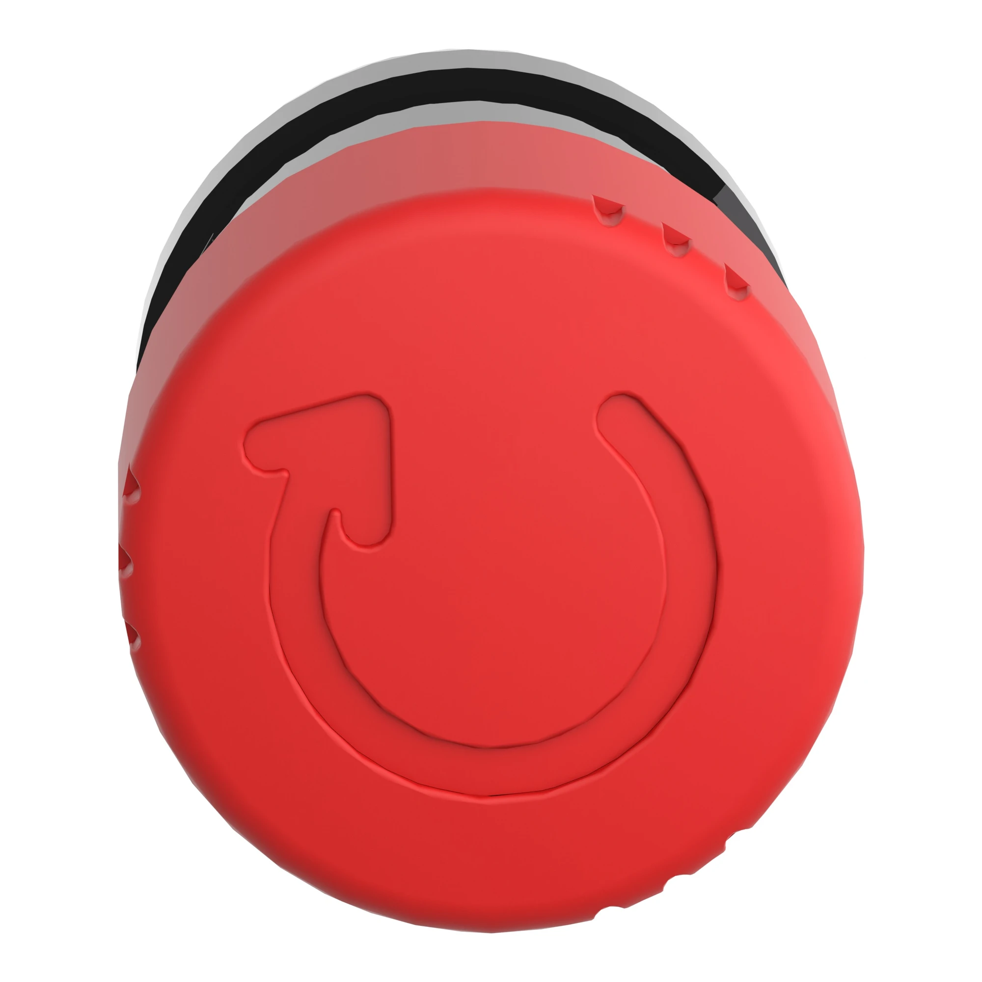 Schneider Electric ZB4BS8347 Emergency Stop/Emergency Off Switch, Front Element, Harmony XB4, Metal Black, 22mm, Red, Mushroom 30mm, Twist to Release (img_005)