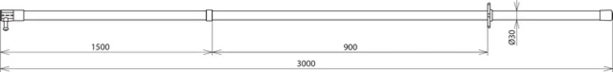 Dehn 763630 Switching stick 72kV L 3000mm (img_002) Dehn 763630 Switching stick 72kV L 3000mm (img_002)
