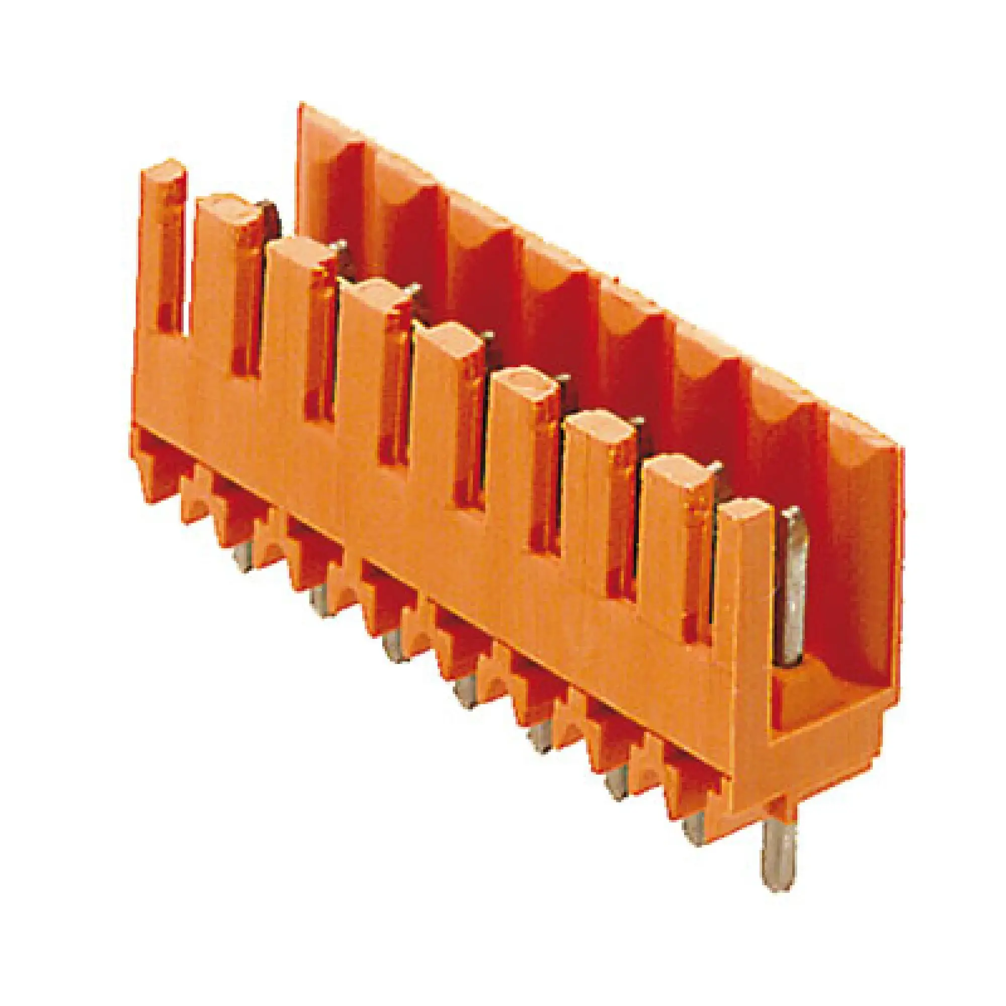 Weidmüller 1604830000 PCB connector (board connection), 160 V, 17 A, Pitch in mm: 3.50, Number of poles: 8, THT solder connection, Box (img_001)