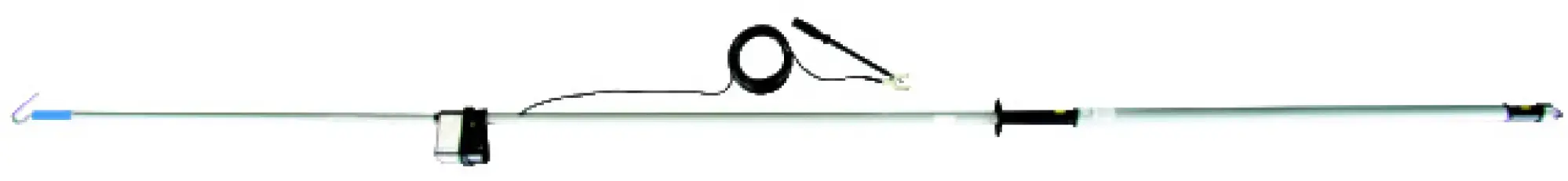 Dehn 767614 PHE/G I d.c. voltage detector f. overh. cont. lines w. neg. pole on test prod (img_001) Dehn 767614 PHE/G I d.c. voltage detector f. overh. cont. lines w. neg. pole on test prod (img_001)