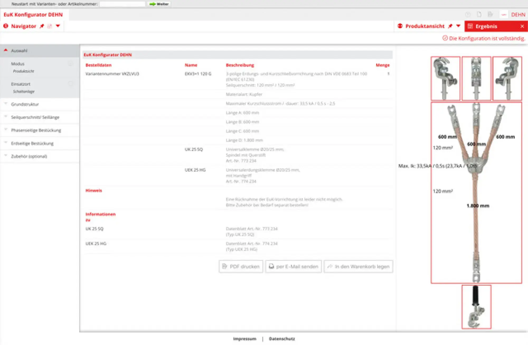 Dehn V8MCNWM Three-pole earthing and short-circuiting cable 16mm² with crimped cable lugs (img_001) Dehn V8MCNWM Three-pole earthing and short-circuiting cable 16mm² with crimped cable lugs (img_001)