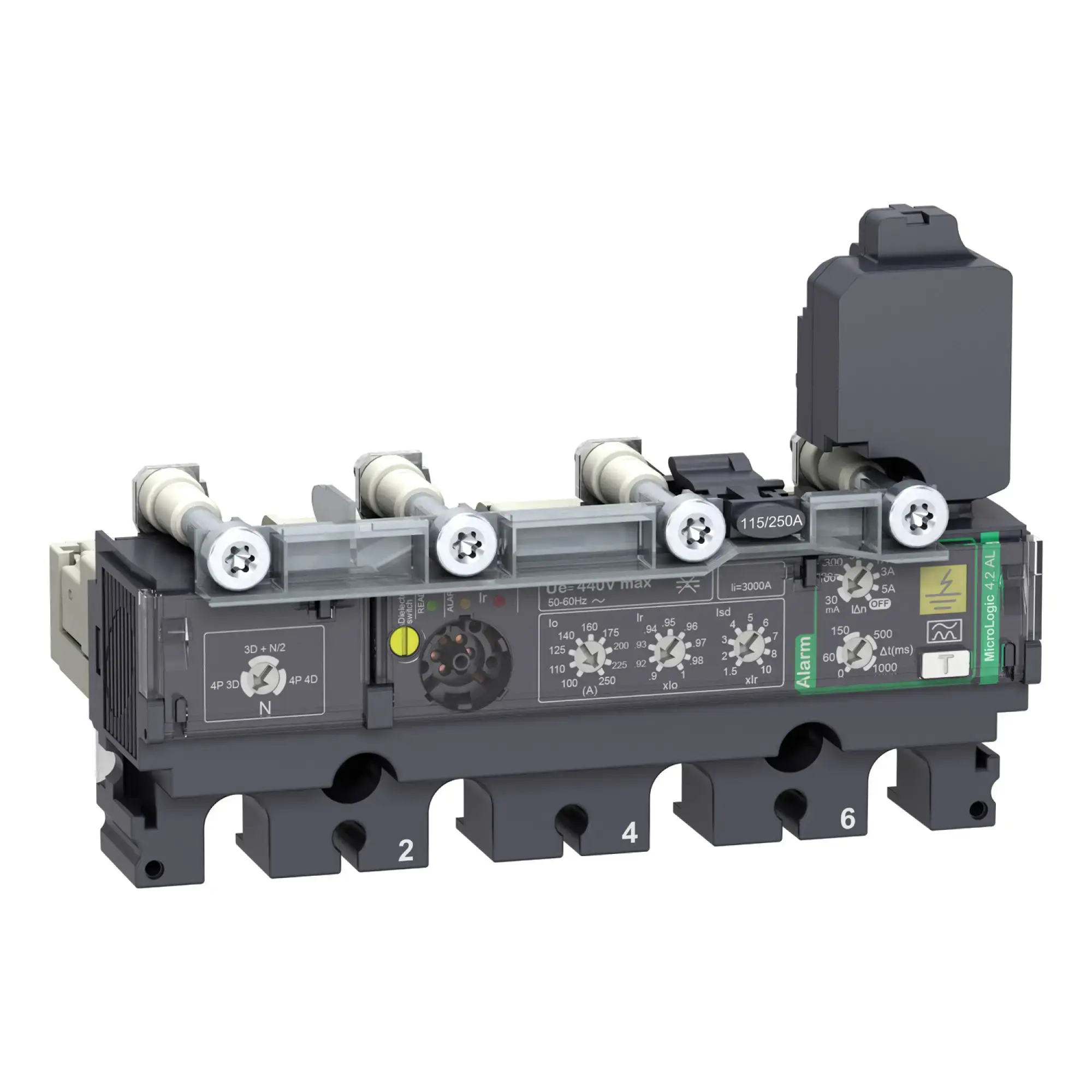 Schneider Electric C1044A100 Electronic Trip Unit MicroLogic 4.2 AL 100A 4P4D for Compact NSX100-250 Circuit Breaker (img_002)