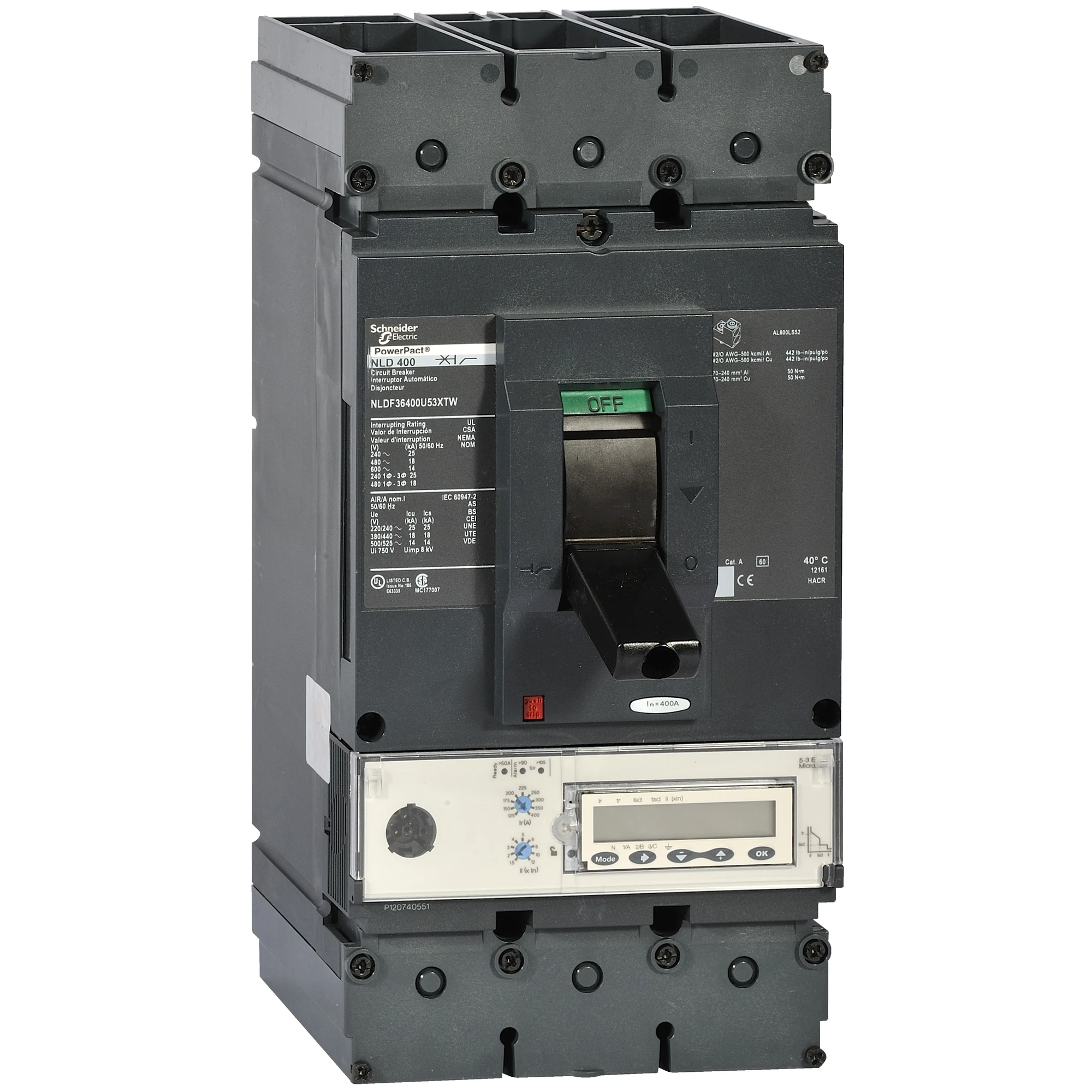 Schneider Electric NLJF36600U53XTW PowerPact-Multistandard, L-frame, 600 A, 100 kA, Micrologic 5.3 A Trip Unit (img_001) Schneider Electric NLJF36600U53XTW PowerPact-Multistandard, L-frame, 600 A, 100 kA, Micrologic 5.3 A Trip Unit (img_001)