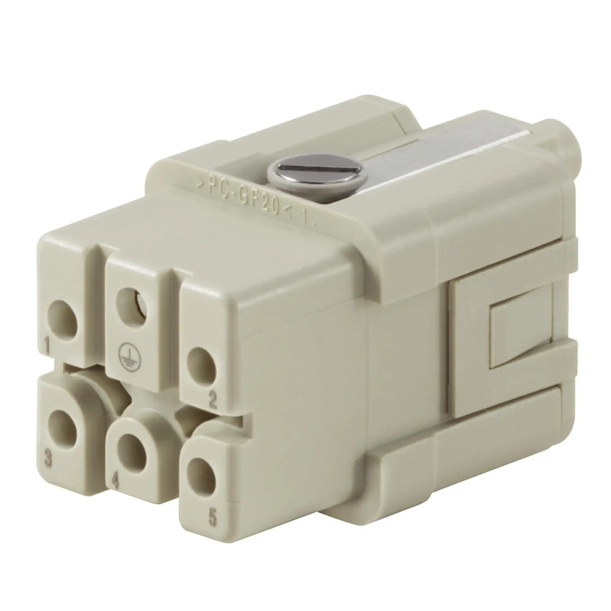 Weidmüller 1912460000 Contact insert (industry plug-in connectors), Female, 250 V, 16 A, Number of poles: 5, Crimp connection, Size: 1 (img_001) Weidmüller 1912460000 Contact insert (industry plug-in connectors), Female, 250 V, 16 A, Number of poles: 5, Crimp connection, Size: 1 (img_001)