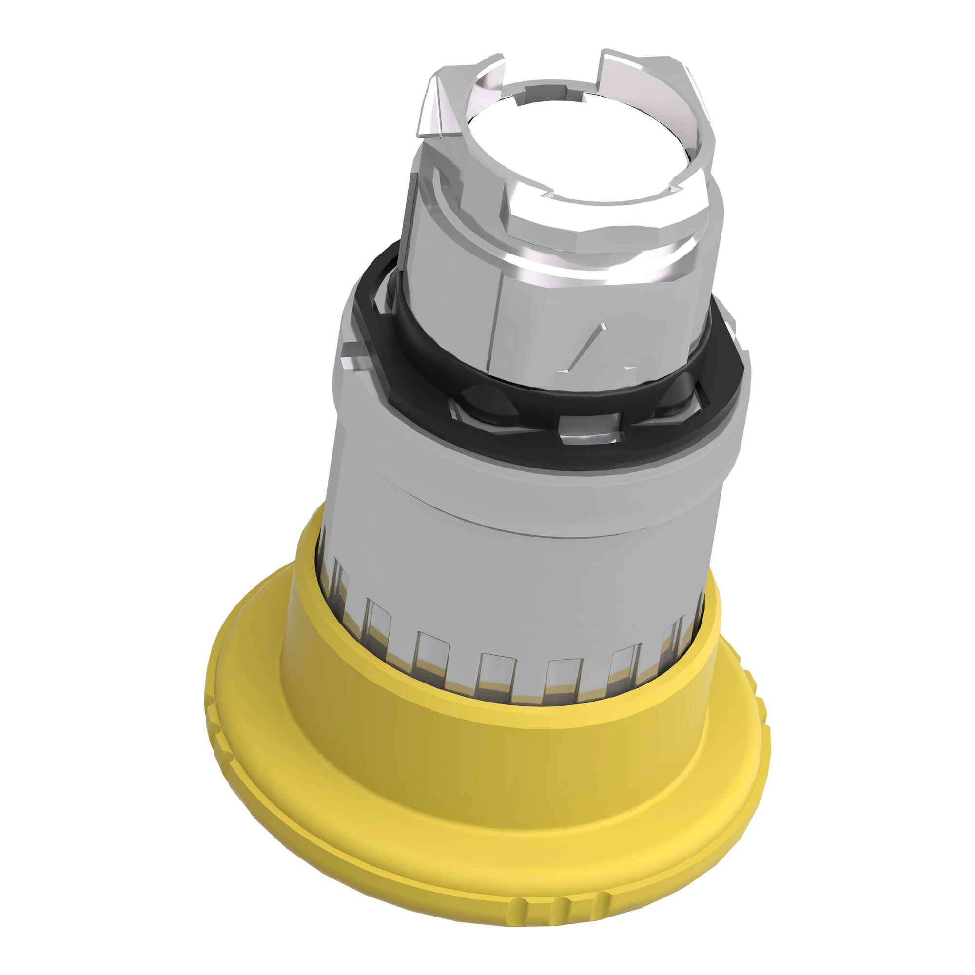 Schneider Electric ZB4BS55 Mushroom Push Button, Front Element, Harmony XB4, Metal, 22mm, Yellow, Mushroom 40mm, Twist Release (img_006) Schneider Electric ZB4BS55 Mushroom Push Button, Front Element, Harmony XB4, Metal, 22mm, Yellow, Mushroom 40mm, Twist Release (img_006)