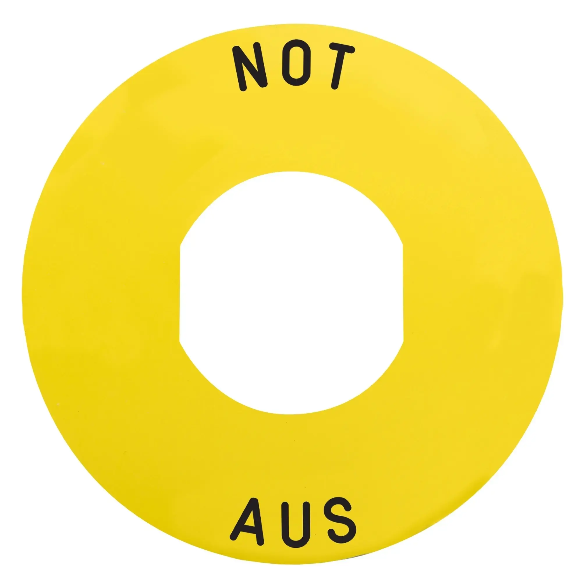 Schneider Electric ZBY9260 Label Ø60 for Emergency Stop Button, EMERGENCY STOP/Logo ISO13850 (img_008) Schneider Electric ZBY9260 Label Ø60 for Emergency Stop Button, EMERGENCY STOP/Logo ISO13850 (img_008)