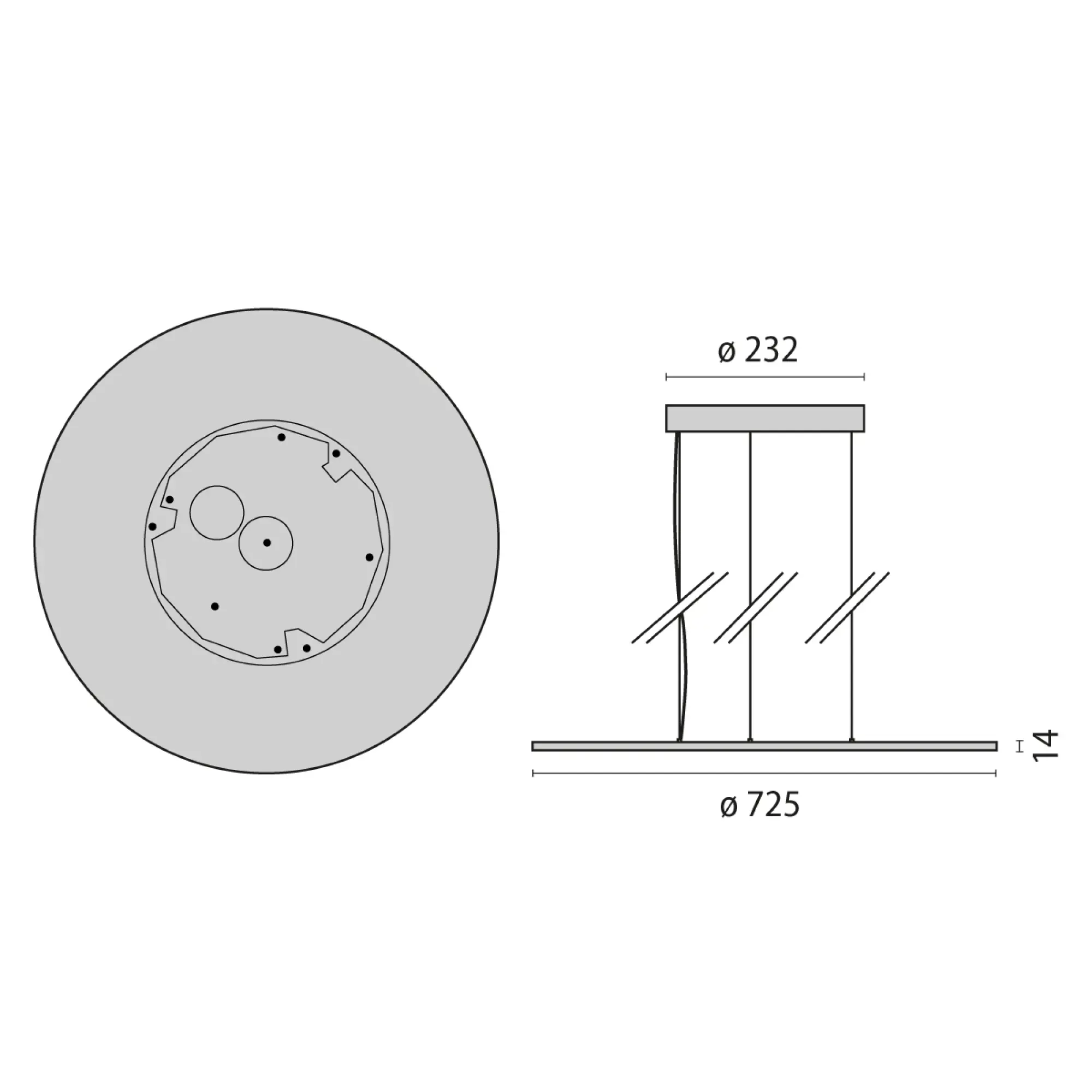 Performance iN Lighting 3124367 LED-Pendelleuchte 3000K 38W DALI opalweißer Diffusor 3124367 (img_002)