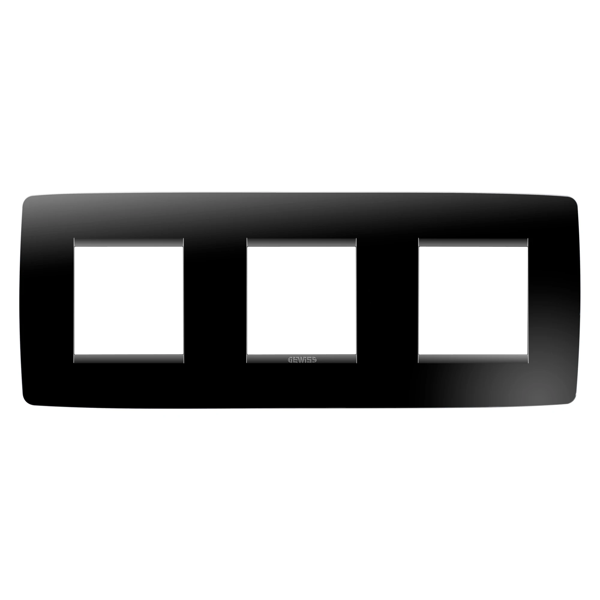 GEWISS GW16126TN ONE INTERNATIONAL PLATE - IN TECHNOPOLYMER - 2+2+2 MODULES HORIZONTAL - TONER BLACK - CHORUSMART (img_001) GEWISS GW16126TN ONE INTERNATIONAL PLATE - IN TECHNOPOLYMER - 2+2+2 MODULES HORIZONTAL - TONER BLACK - CHORUSMART (img_001)