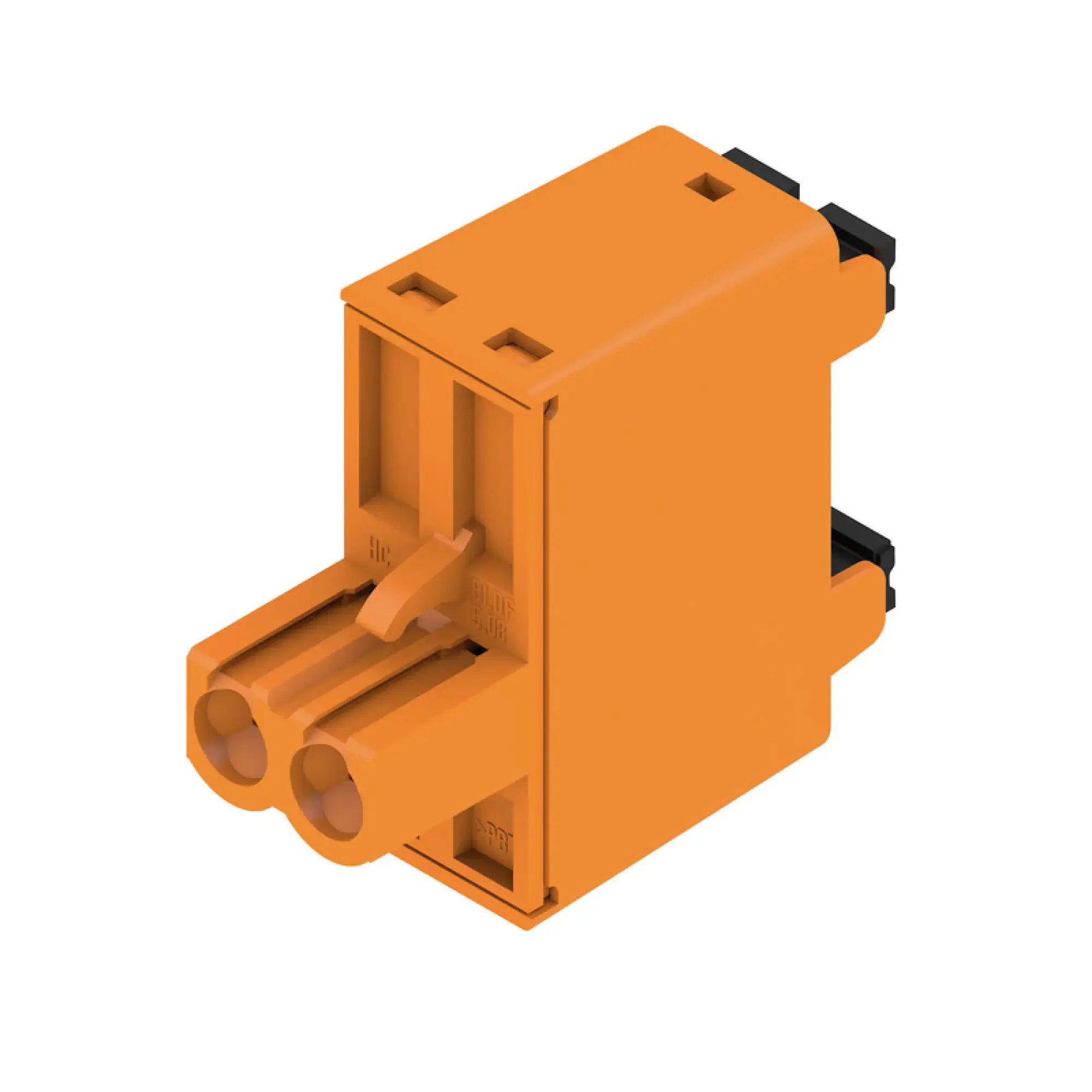 Weidmüller 1001150000 PCB connector (wire connection), 320 V, 20.8 A, Pitch in mm: 5.08, 3.31 mm², Number of poles: 2, PUSH IN with actuator, Box (img_001)