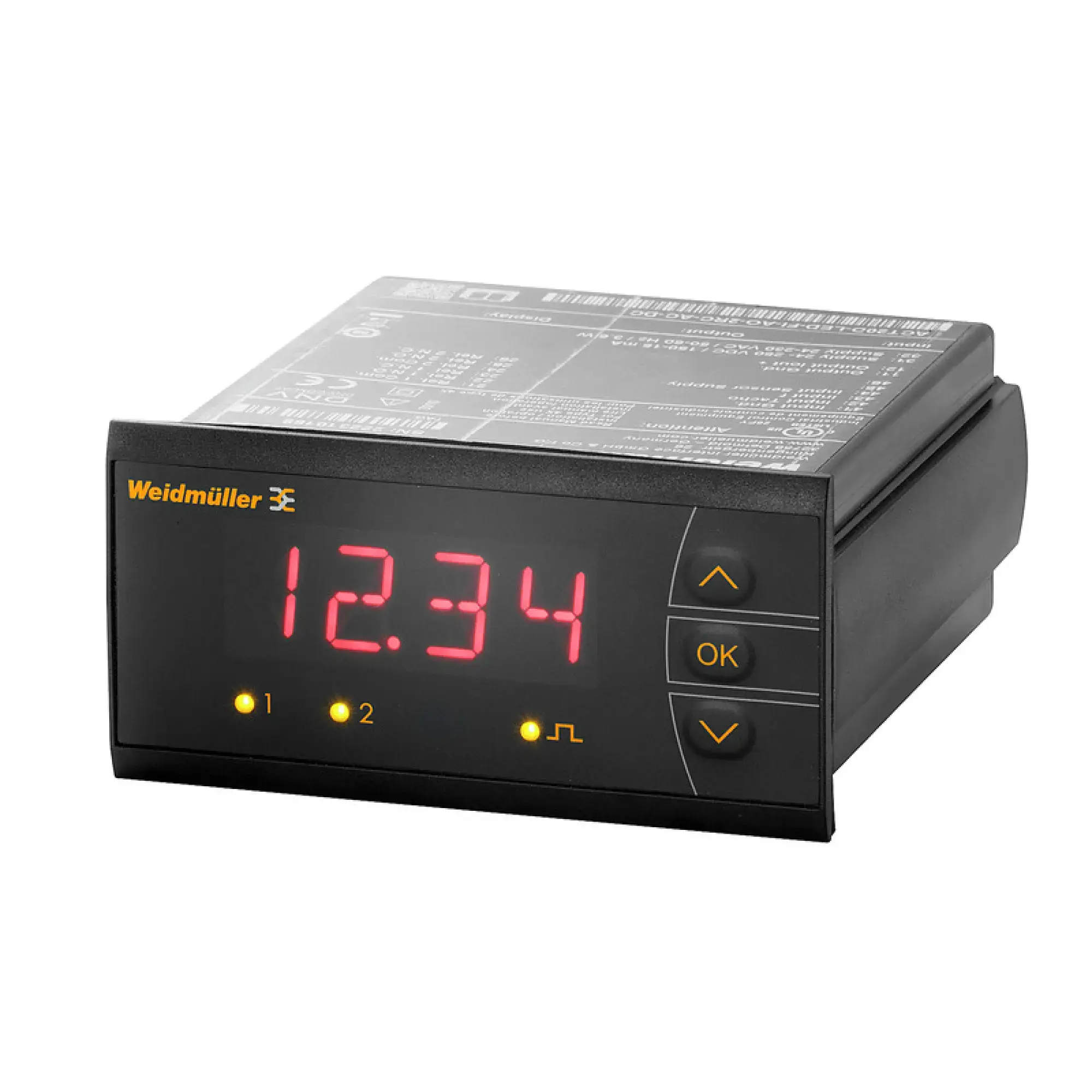 Weidmüller 2920070000 Display, Input : Frequency, Output : Display, analogue V / mA, 2 x relays, Voltage supply: 21.6...253 VAC, (50...60 Hz) or 19.2...300 VDC (img_001) Weidmüller 2920070000 Display, Input : Frequency, Output : Display, analogue V / mA, 2 x relays, Voltage supply: 21.6...253 VAC, (50...60 Hz) or 19.2...300 VDC (img_001)