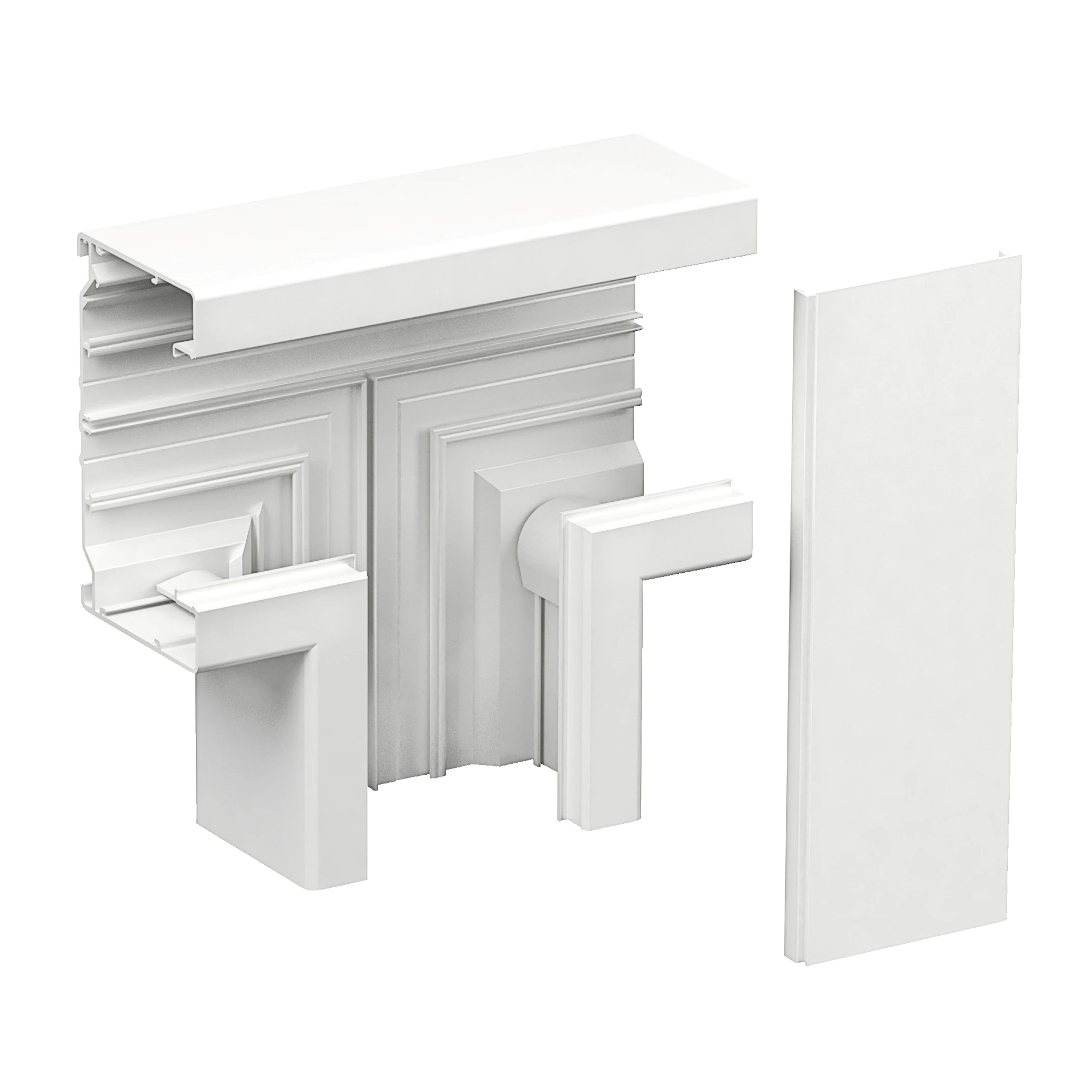Schneider Electric 5507143 INKA 123/72 Channel T-Piece, Aluminum white RAL9016 Type:INKA TS 123/72 9016 (img_001) Schneider Electric 5507143 INKA 123/72 Channel T-Piece, Aluminum white RAL9016 Type:INKA TS 123/72 9016 (img_001)