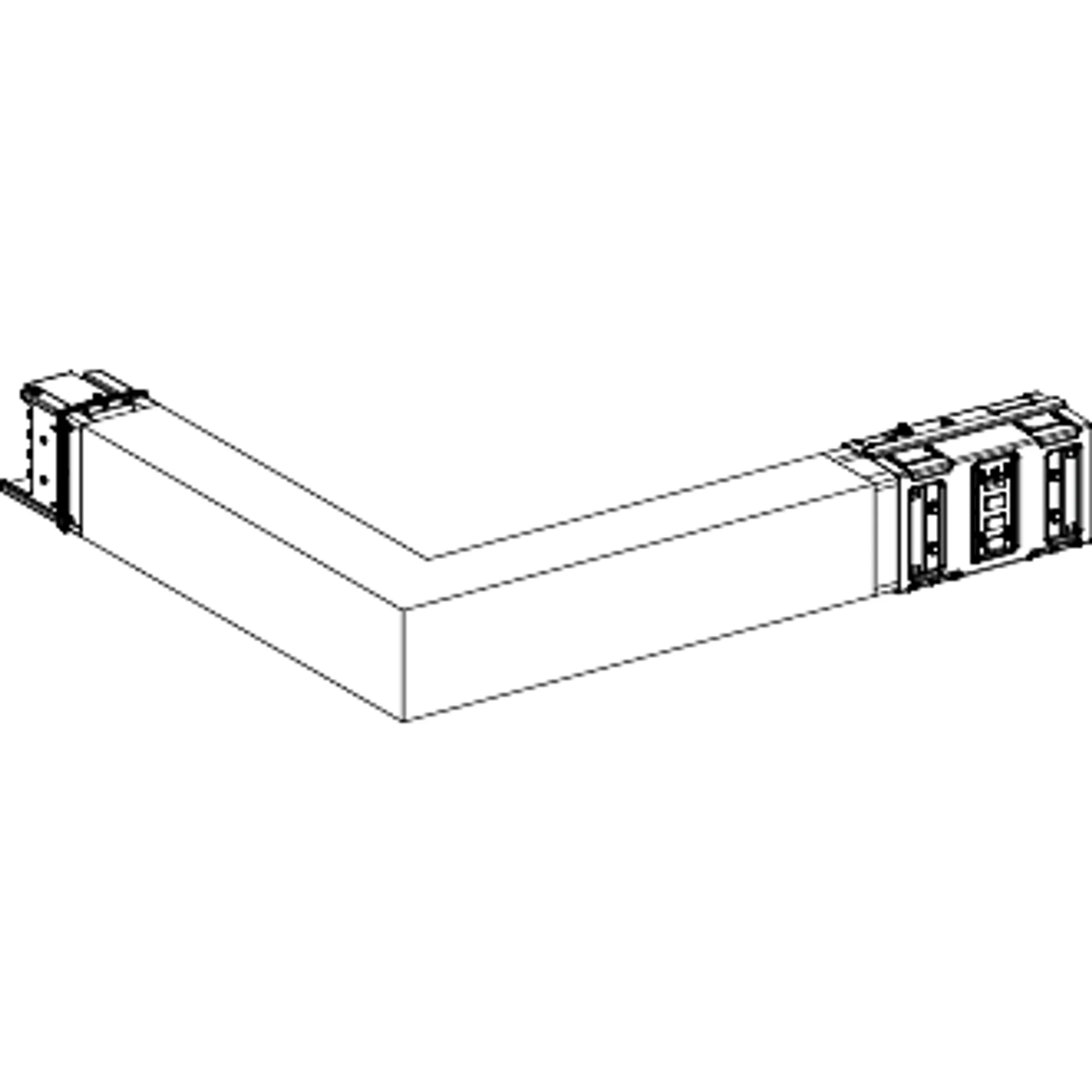Schneider Electric KSA630DLR43A KSA Angled Element, 630A, vertical, selectable length (img_001)