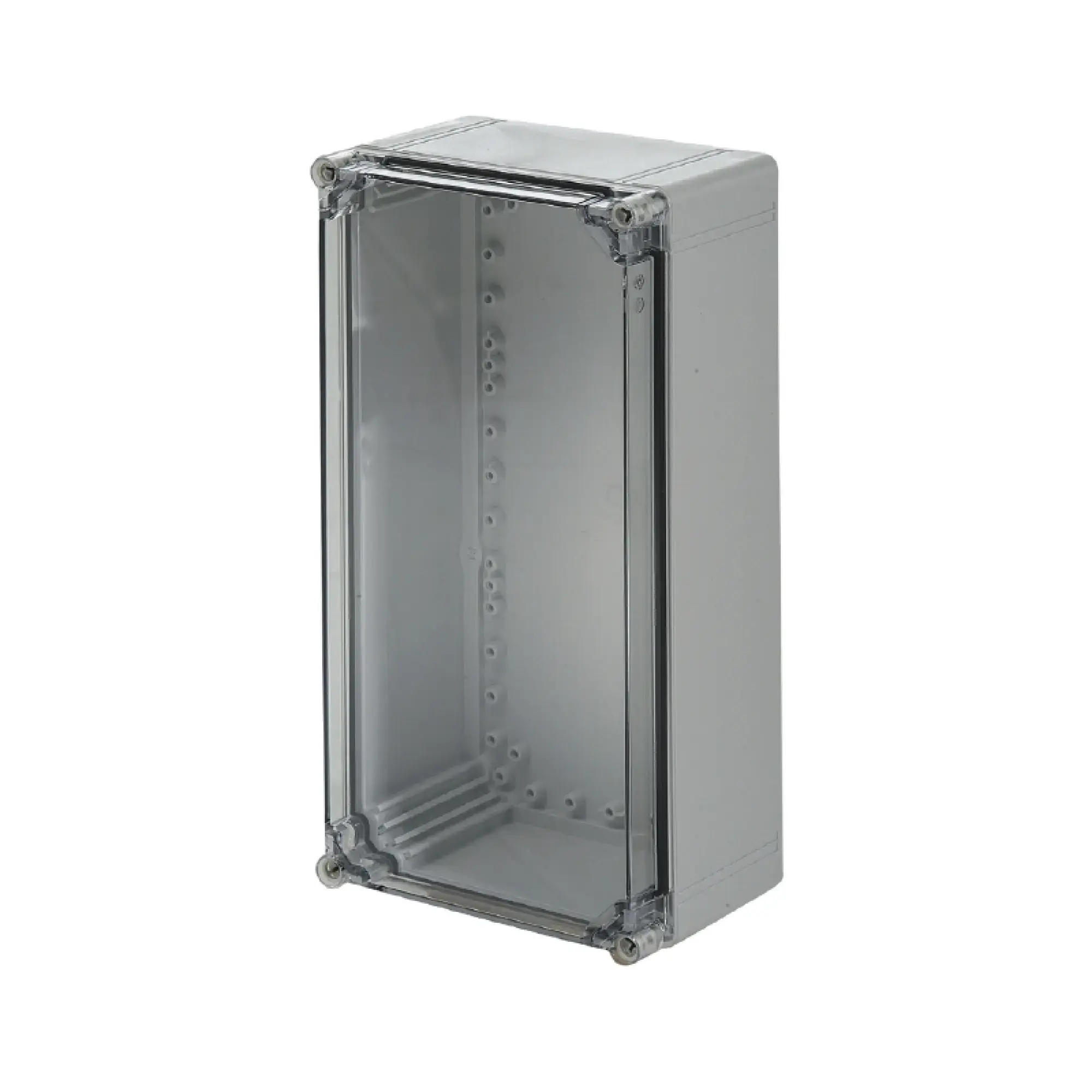 Weidmüller 9535720000 Plastic housing, FPC (polycarbonate empty enclosure), 400 x 200 x 132 mm, Gland plates: , Polycarbonate, untreated, Light Grey, Transparent (img_001)