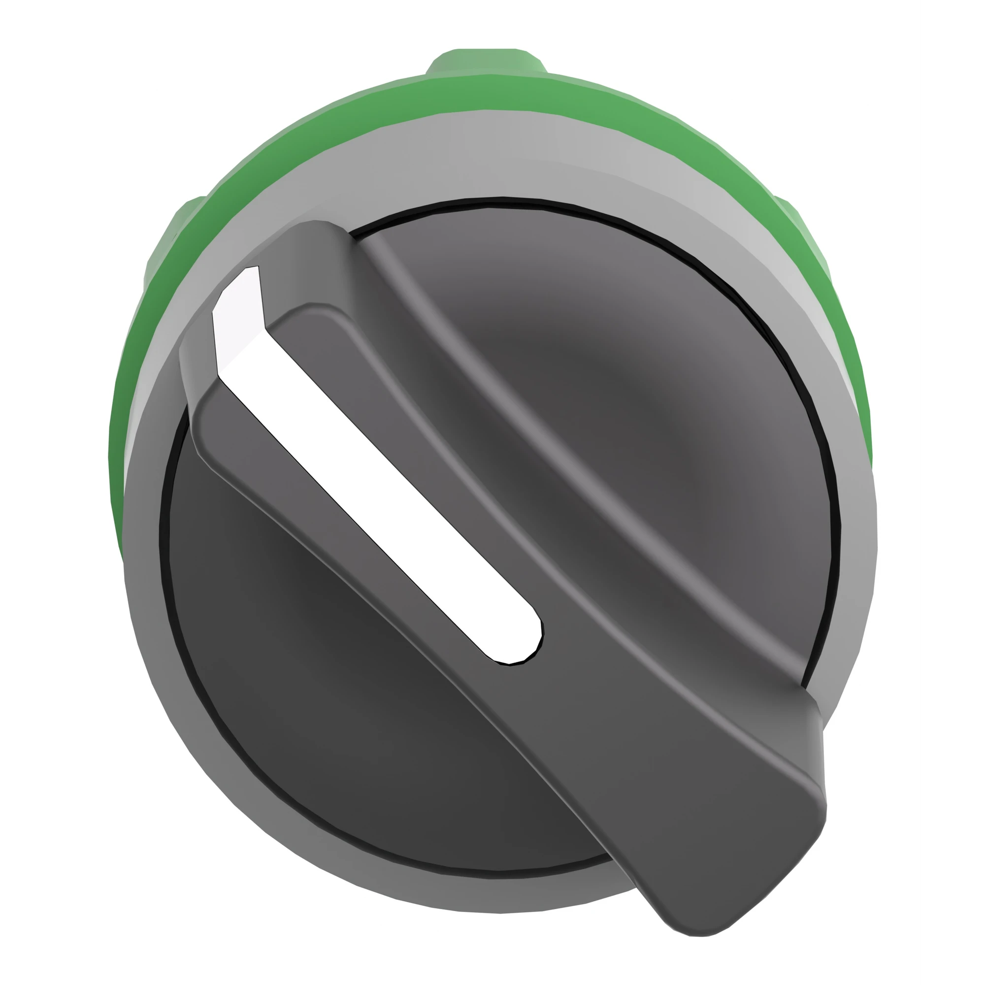 Schneider Electric ZB5AD4C0 Selector switch, front element, Harmony XB5, plastic, 22mm, light gray, black, 2 positions, momentary (img_003)