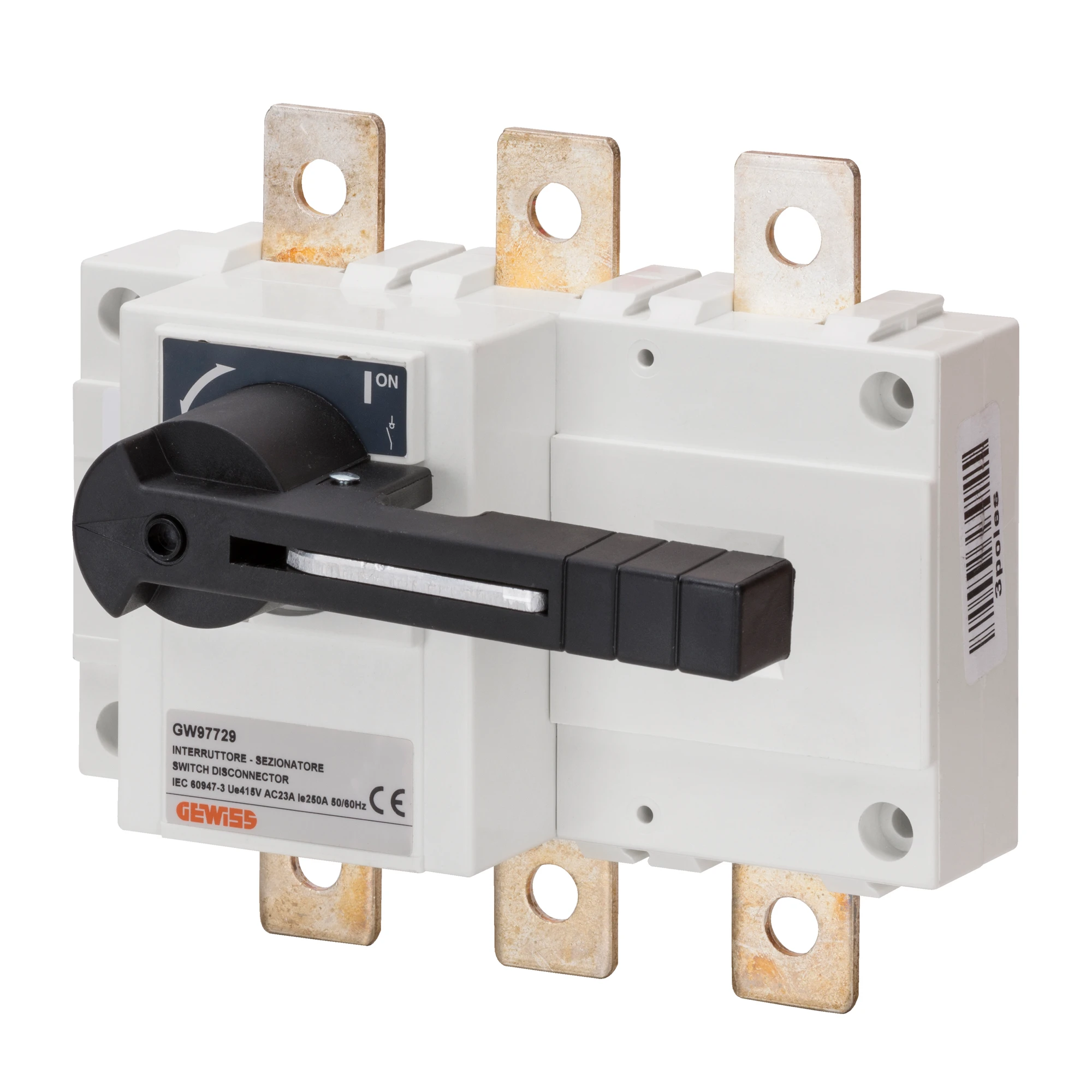 GEWISS GW97729 SWITCH-DISCONNECTOR - MSS 250 - 3P 250A 400V (img_001)