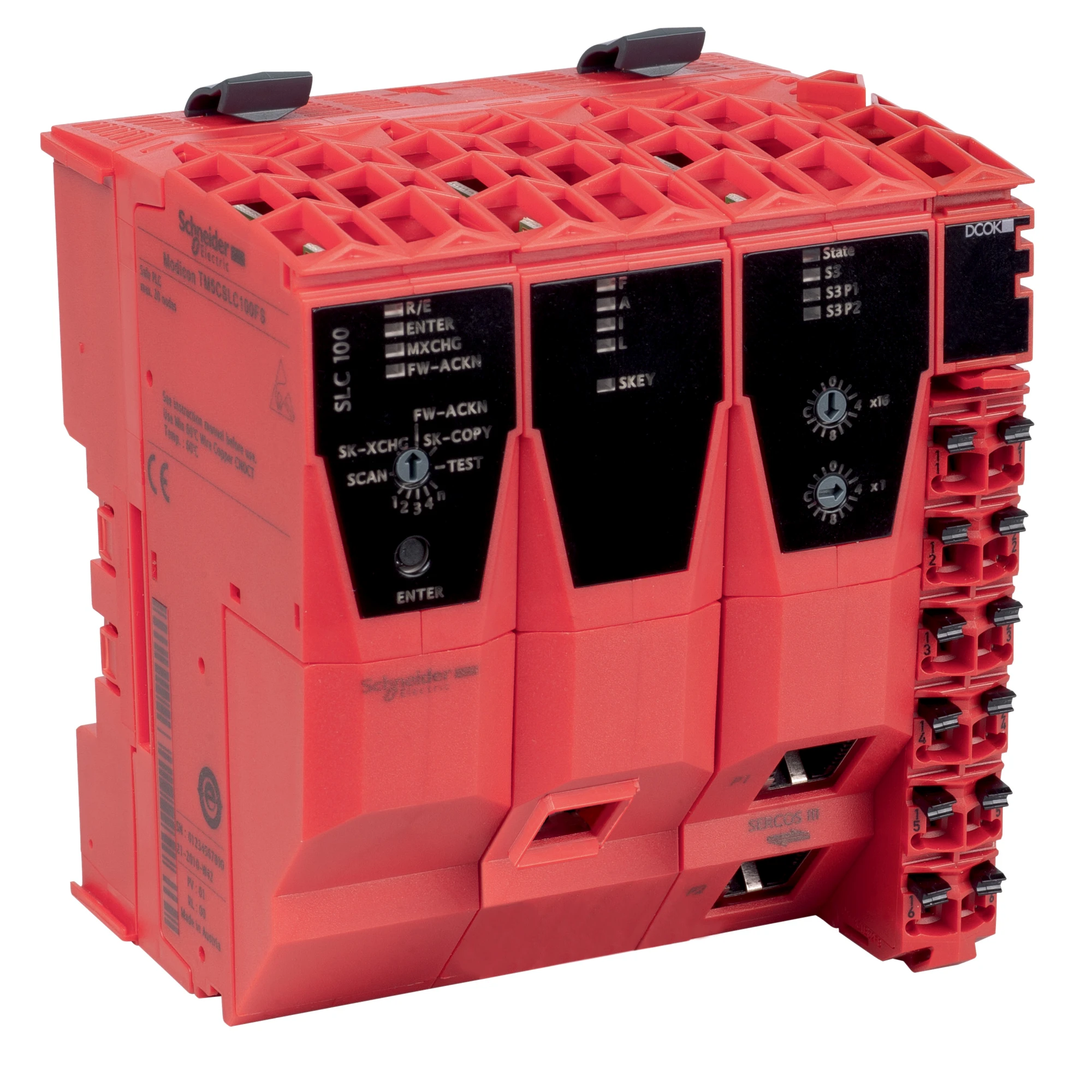 Schneider Electric TM5CSLC200FS Safety PLC Control, Modicon TM5, Sercos III, PLe/Cat4/SIL3, up to 100 Modules (img_001)