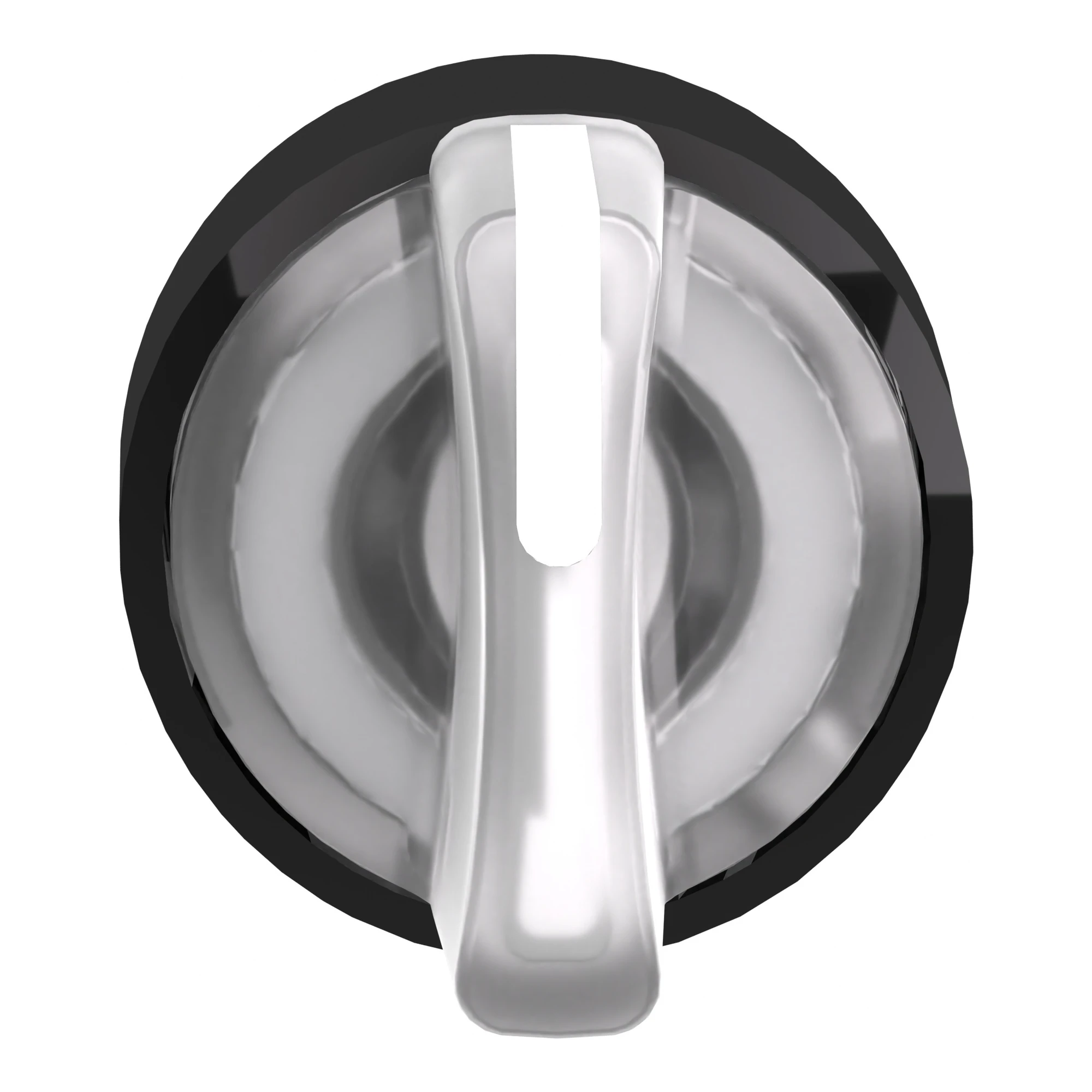 Schneider Electric ZB4BK13137 Illuminated Selector Switch, Front Element, Harmony XB4, Black Metal, 22mm, White, for Universal LED, 3 Positions, Latching (img_004)