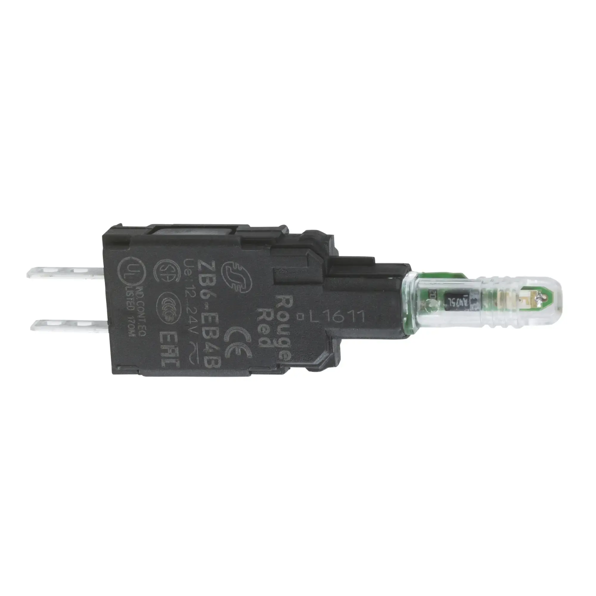Schneider Electric ZB6EB3B Lamp holder, ZB6, green integral LED, 12-24 V (img_002)