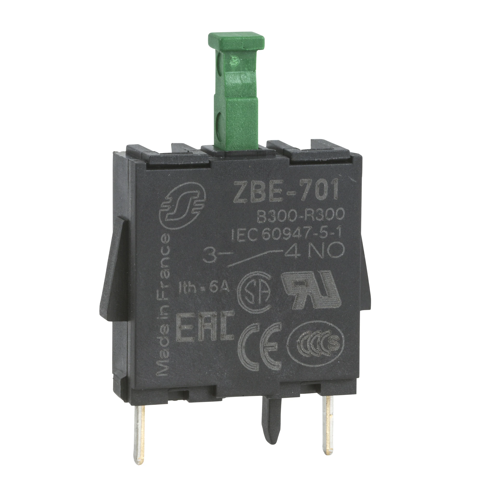 Schneider Electric ZBE701 Auxiliary switch, contact block, Harmony XB4 and XB5, 22mm, 30mm, PCB, circuit board, 1S (img_001) Schneider Electric ZBE701 Auxiliary switch, contact block, Harmony XB4 and XB5, 22mm, 30mm, PCB, circuit board, 1S (img_001)