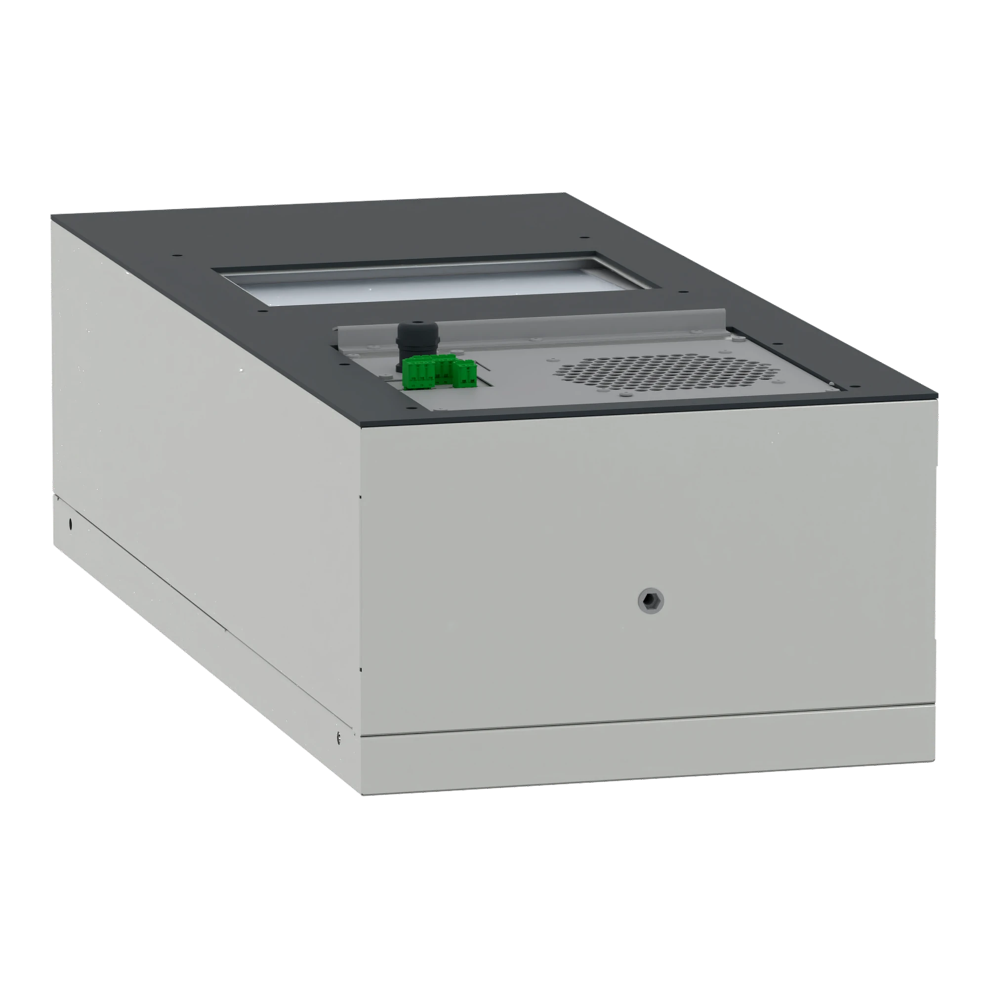 Schneider Electric NSYCU800DG Wall-mounted cooling unit, connected, Climasys CU, 800W, 230V, 50/60Hz, IP55 (img_007) Schneider Electric NSYCU800DG Wall-mounted cooling unit, connected, Climasys CU, 800W, 230V, 50/60Hz, IP55 (img_007)