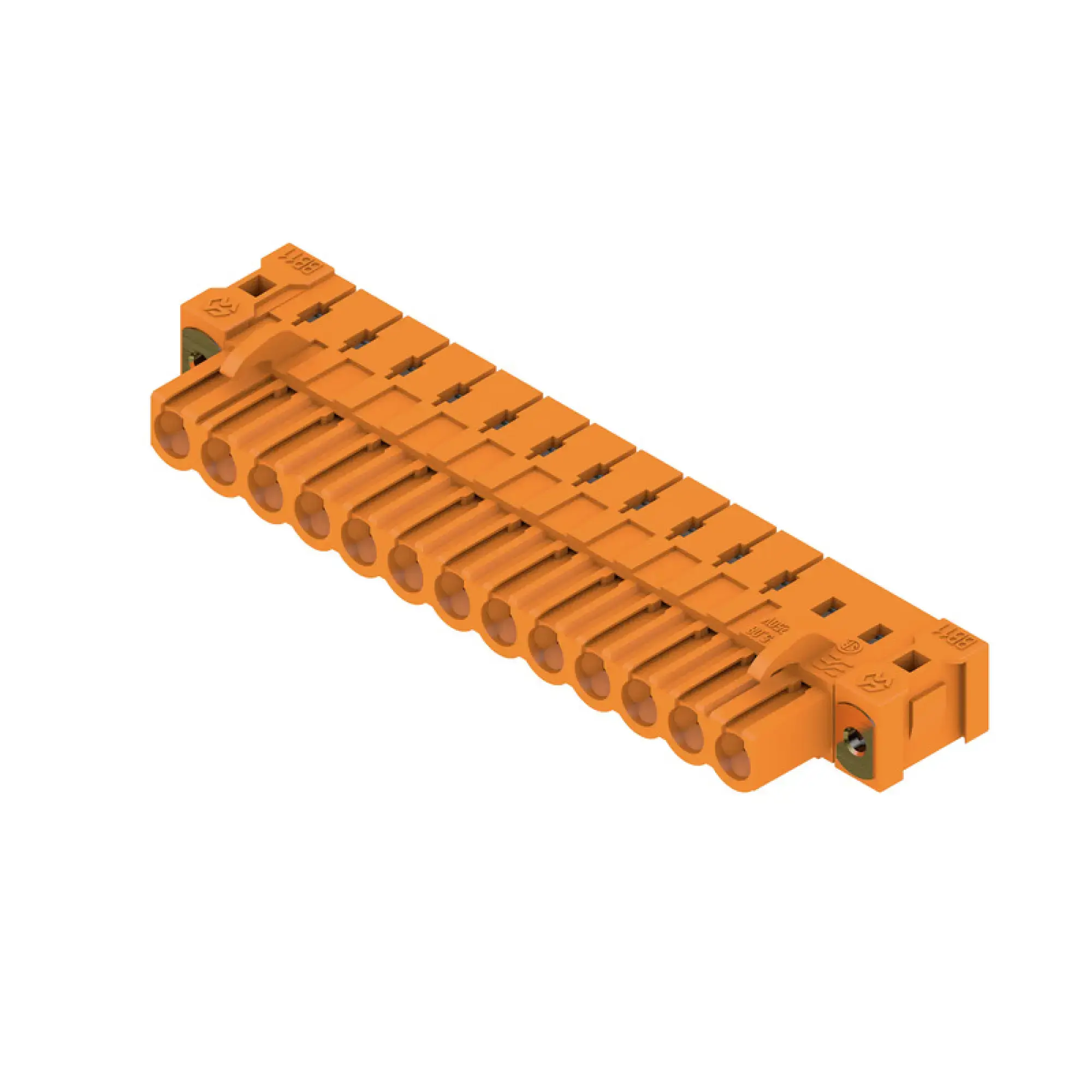 Weidmüller 1843860000 PCB connector (board connection), 320 V, 23 A, Pitch in mm: 5.08, Number of poles: 13, THT solder connection, Box (img_001)
