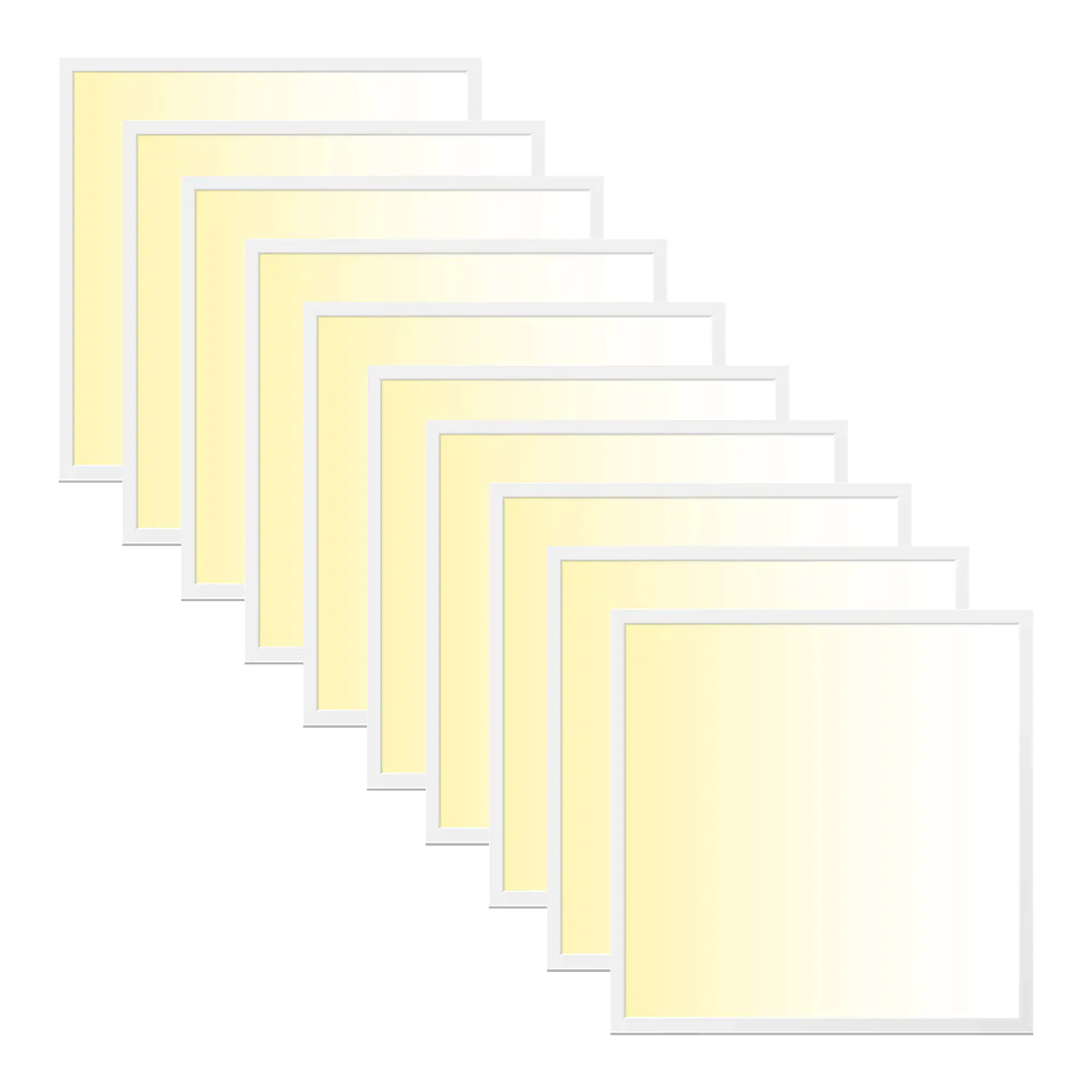 WSU Lights WS000001517-10 10-pack LED Panel, 62x62, warm white 3000K, 40W, 4400lm, UGR