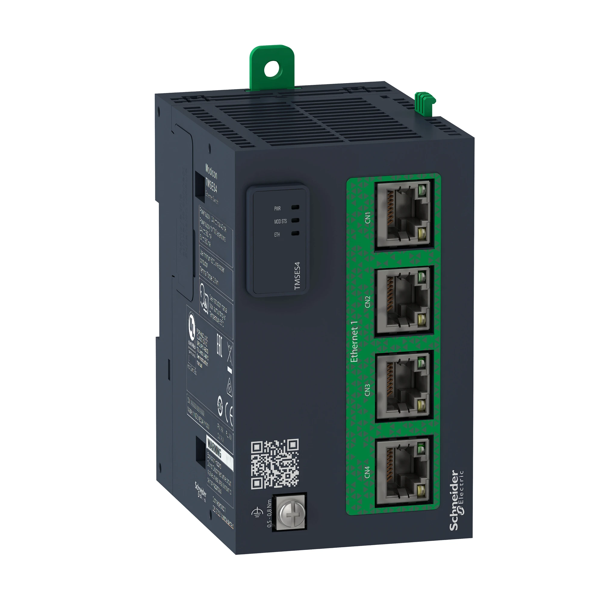 Schneider Electric TMSES4 Communication module, Modicon M262, Ethernet network expansion for PLC, 4 RJ45 ports (img_001) Schneider Electric TMSES4 Communication module, Modicon M262, Ethernet network expansion for PLC, 4 RJ45 ports (img_001)