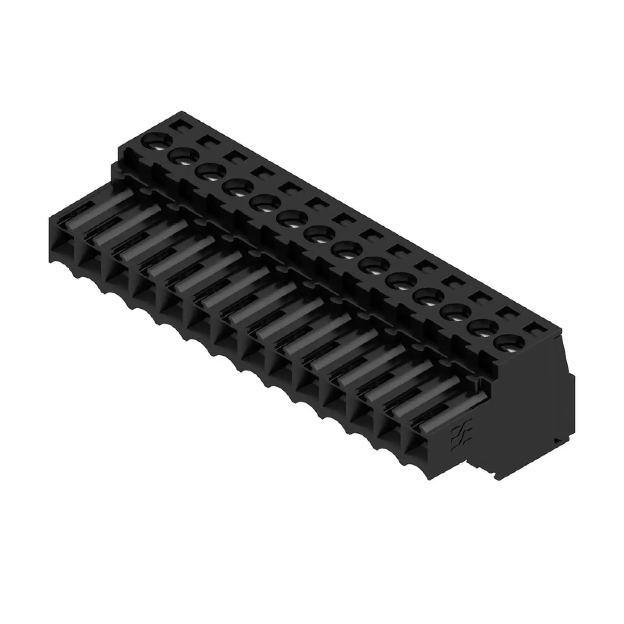Weidmüller 1615750000 PCB connector (wire connection), 160 V, 17 A, Pitch in mm: 3.50, 1.5 mm², Number of poles: 14, Clamping yoke connection, Box (img_001)