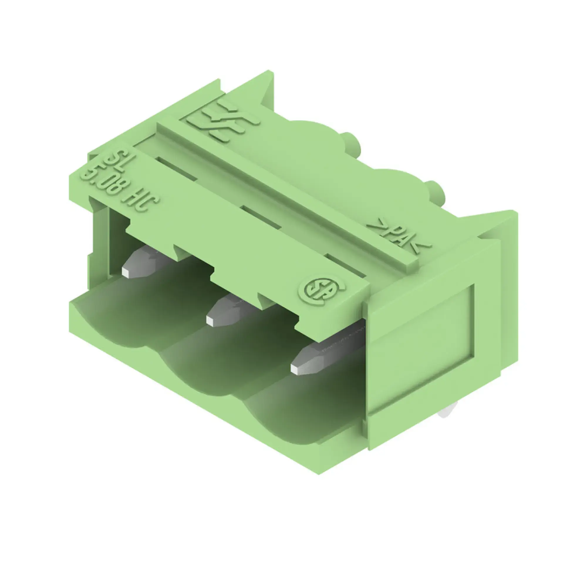 Weidmüller 1409270000 PCB connector (board connection), 320 V, 24 A, Pitch in mm: 5.08, Number of poles: 3, THT solder connection, Box (img_001)