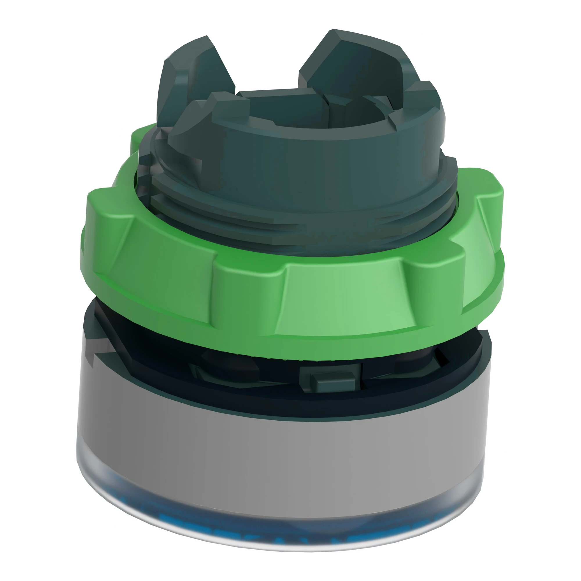 Schneider Electric ZB5AA68C0 Illuminated Pushbutton, Front Element, Harmony XB5, Plastic, 22mm, Light Grey, Blue, for Universal LED, for Insert Label (img_007) Schneider Electric ZB5AA68C0 Illuminated Pushbutton, Front Element, Harmony XB5, Plastic, 22mm, Light Grey, Blue, for Universal LED, for Insert Label (img_007)