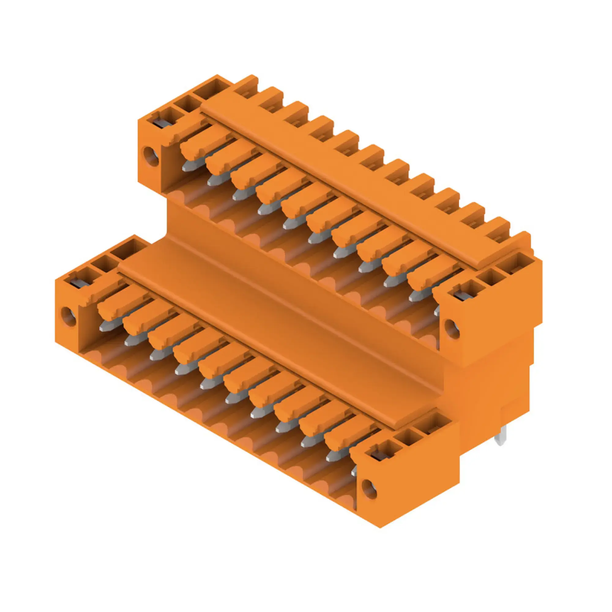 Weidmüller 1669660000 PCB connector (board connection), 160 V, 10.5 A, Pitch in mm: 3.50, Number of poles: 22, THT solder connection, Box (img_001)