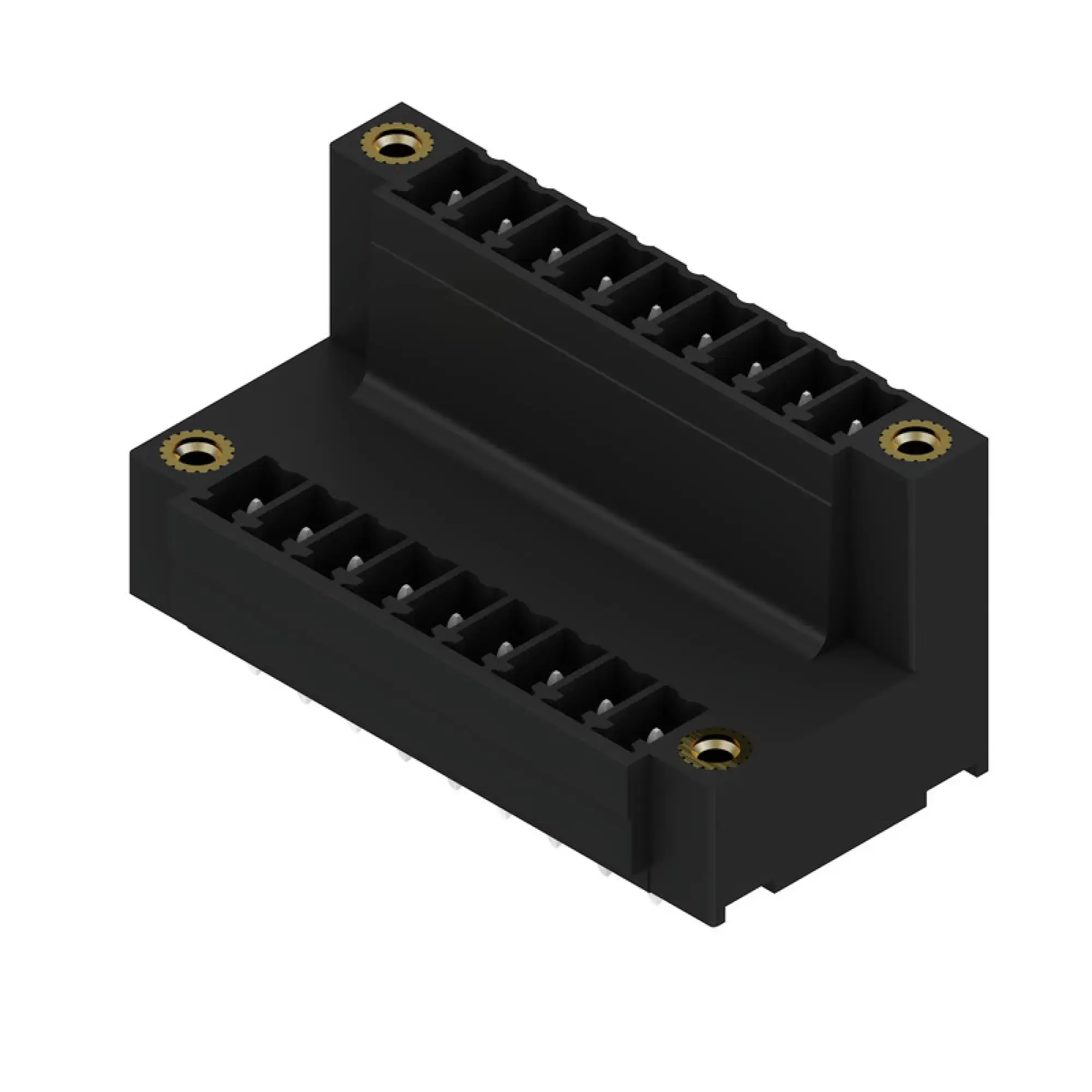Weidmüller 1035380000 PCB connector (board connection), 160 V, 17.5 A, Pitch in mm: 3.81, Number of poles: 18, THT solder connection, Box (img_001)