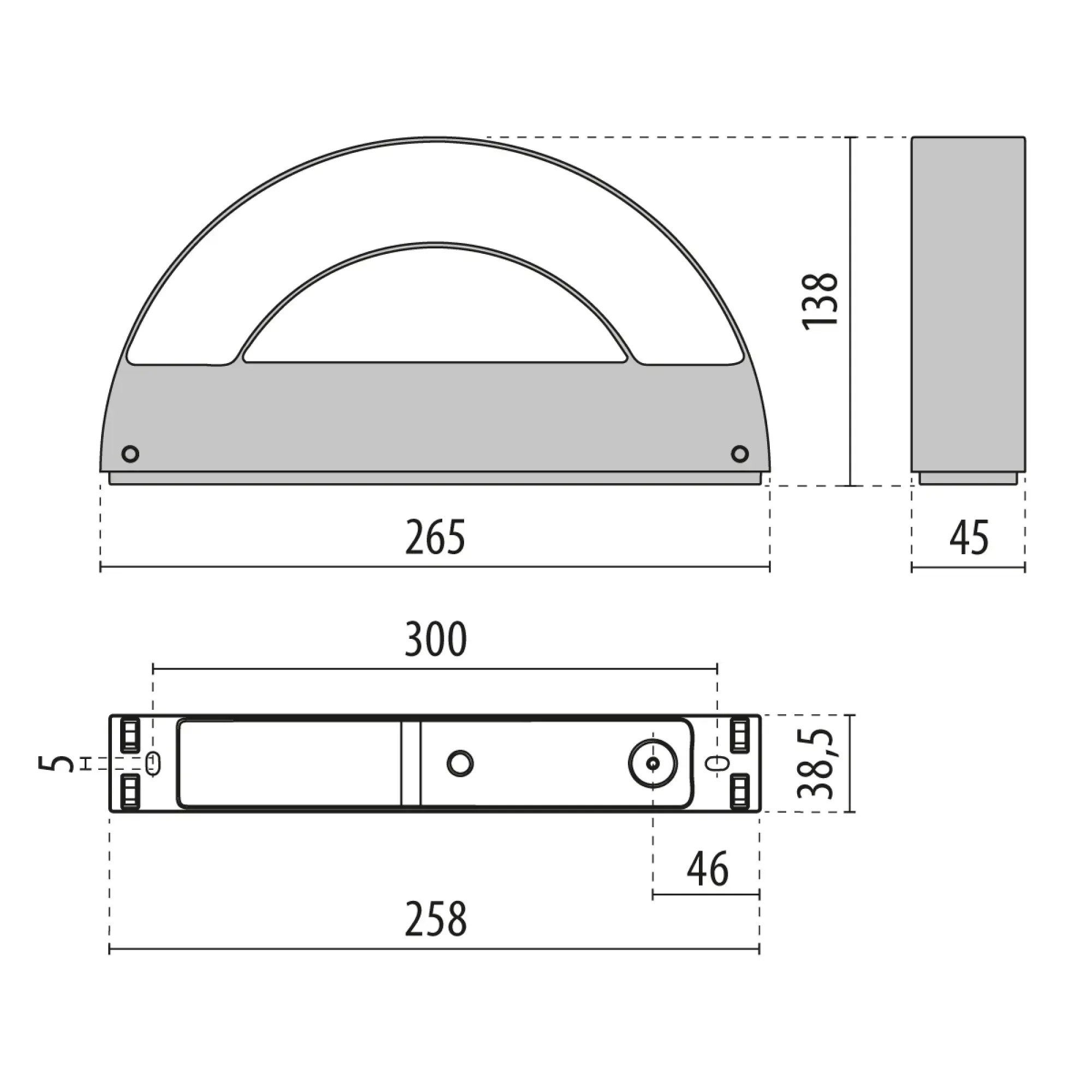 Performance iN Lighting 3101603 LED-Wandleuchte 3000K 8W statisch symmetrische extrabreite Streuoptik 3101603 (img_003)
