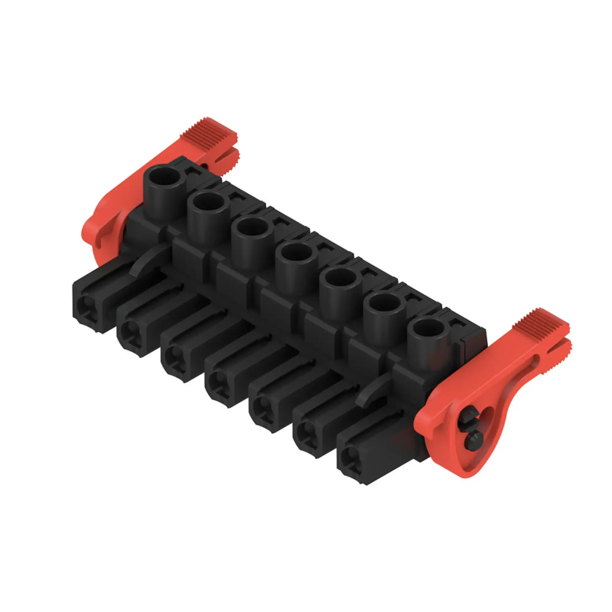 Weidmüller 1164970000 PCB connector (wire connection), 500 V, 29 A, Pitch in mm: 7.62, 4 mm², Number of poles: 7, Clamping yoke connection, Box (img_001) Weidmüller 1164970000 PCB connector (wire connection), 500 V, 29 A, Pitch in mm: 7.62, 4 mm², Number of poles: 7, Clamping yoke connection, Box (img_001)