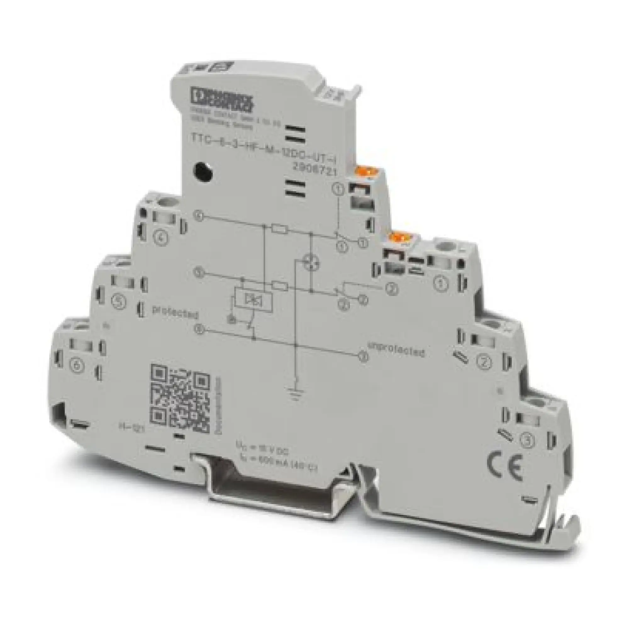 Phoenix Contact 2906721 Surge protection device TTC-6-3-HF-M-12DC-UT-I (img_001)