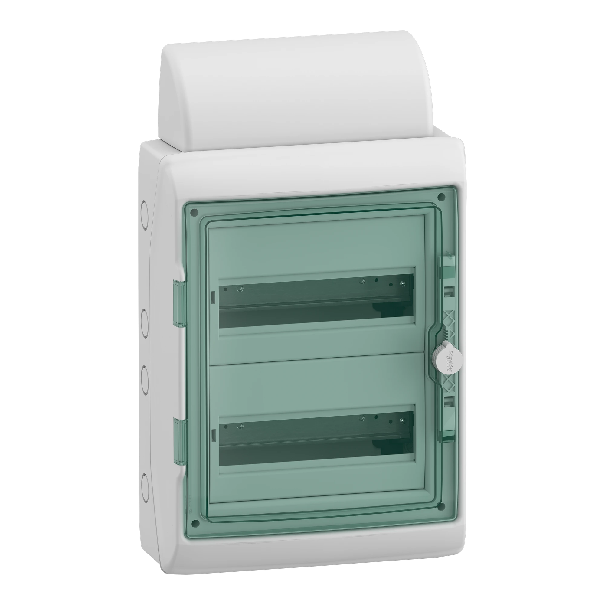 Schneider Electric 13433DE Verteiler für Reiheneinbaugeräte, Mureva Feuchtraumverteilertechnik, 2x12 reihen, Steckklemmen (img_001)