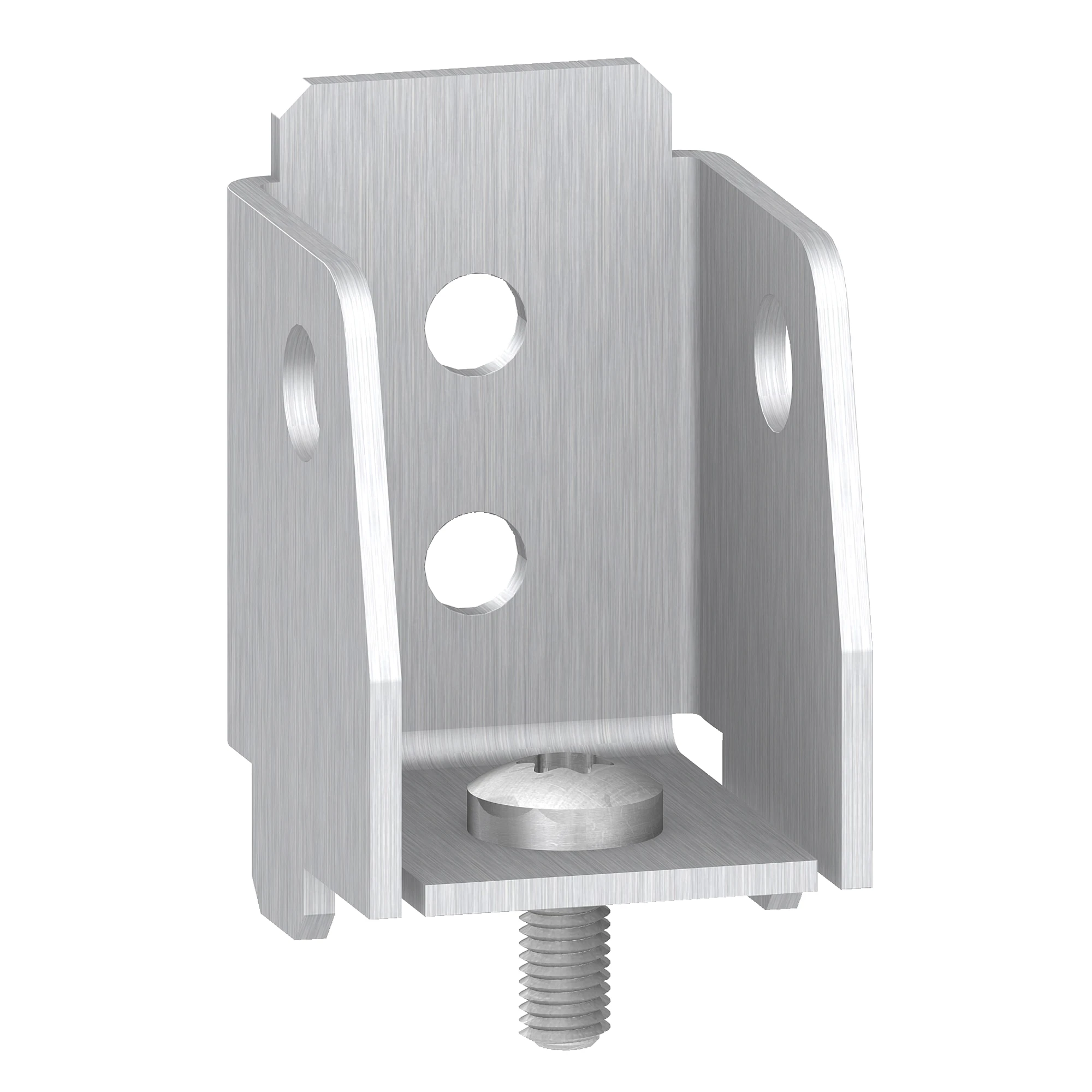 Schneider Electric NSYMFB Spacial SF/SM mounting rail holder, M6 tapping screws, pack of 4 (img_001)