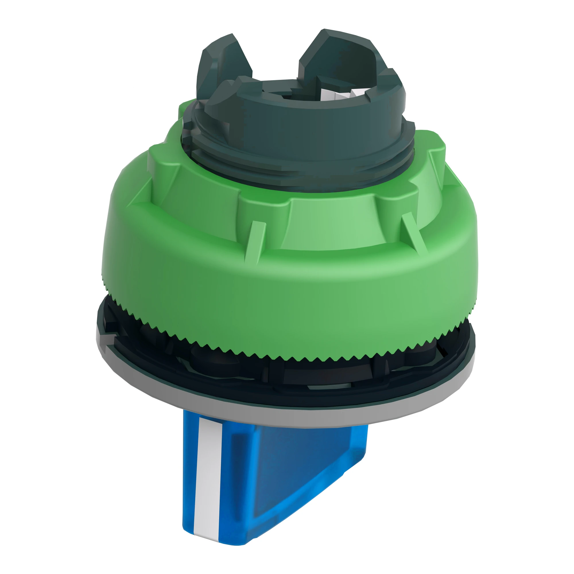Schneider Electric ZB5FK1263C0 Illuminated Selector Switch, Front Element, Harmony XB5F, Plastic, 30mm, Blue, for Universal LED, 2 Positions, Latching (img_007)