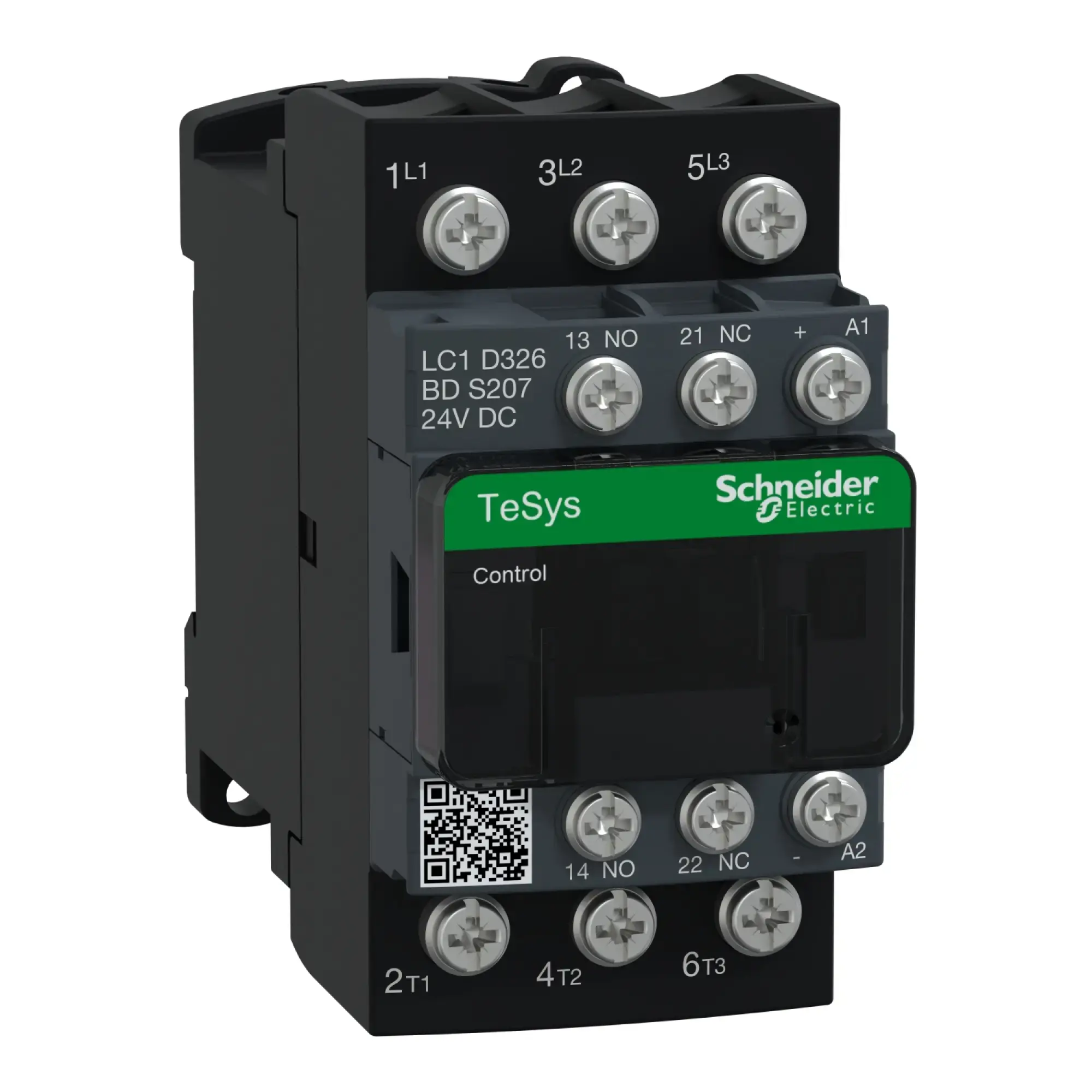 Schneider Electric LC1D326BDS207 Power contactor LC1D 3p, +1S+1Ö, 15 kW, 32 A, 400 V AC3 (img_002)