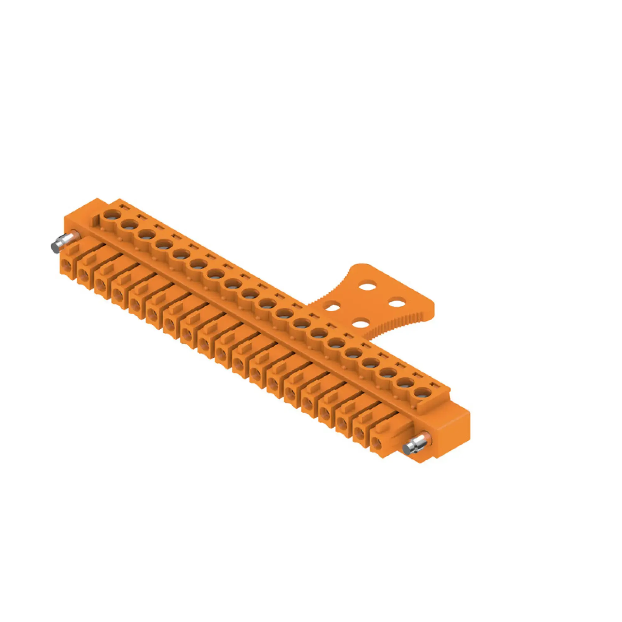 Weidmüller 1236730000 PCB connector (wire connection), 160 V, 17.5 A, Pitch in mm: 3.81, 1.5 mm², Number of poles: 19, Clamping yoke connection, Box (img_001)