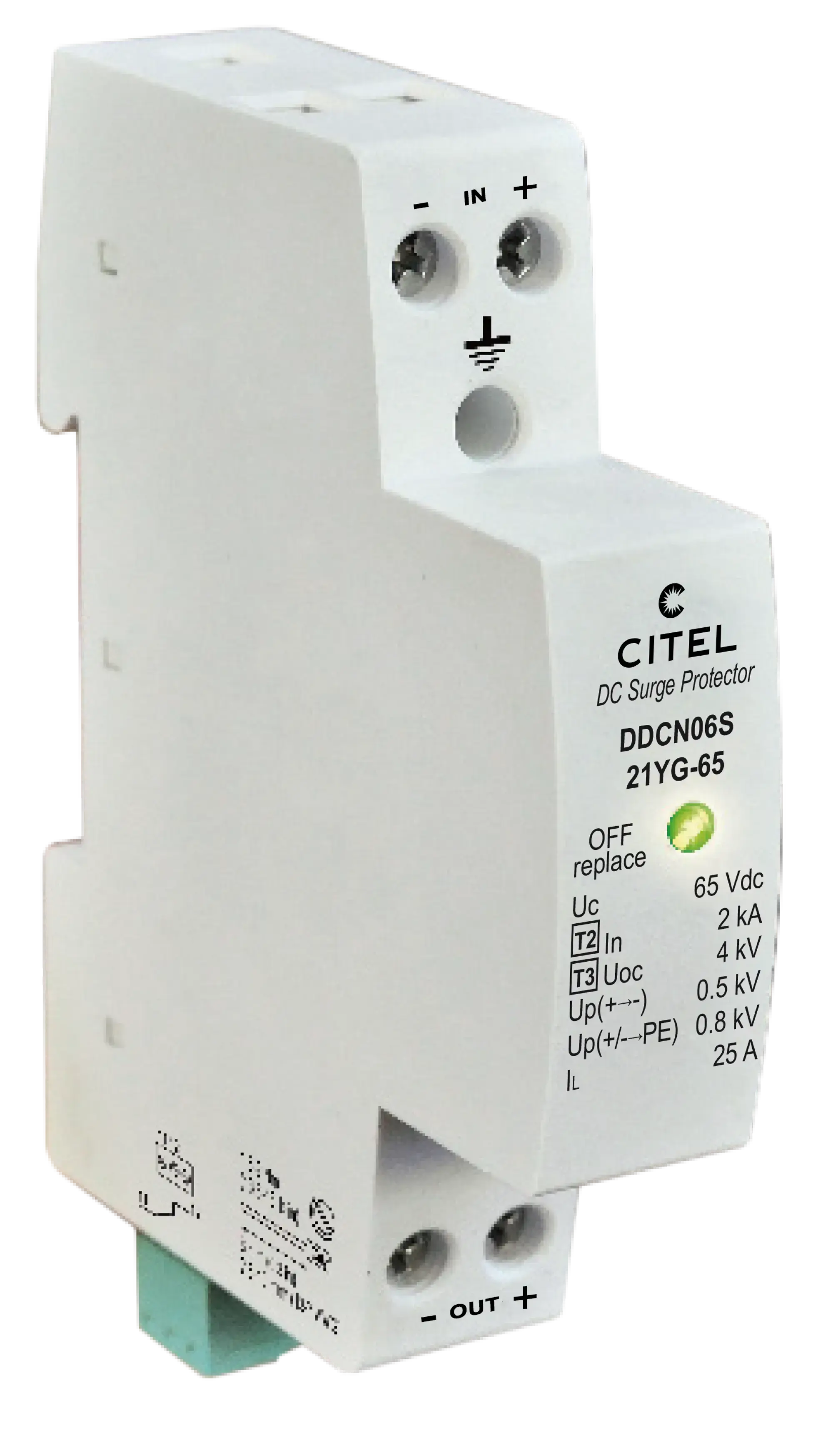 Citel 70134052 Überspannungsableiter 2-polig Typ 3 für DC-Anwendungen bis 65 VDC (img_001)