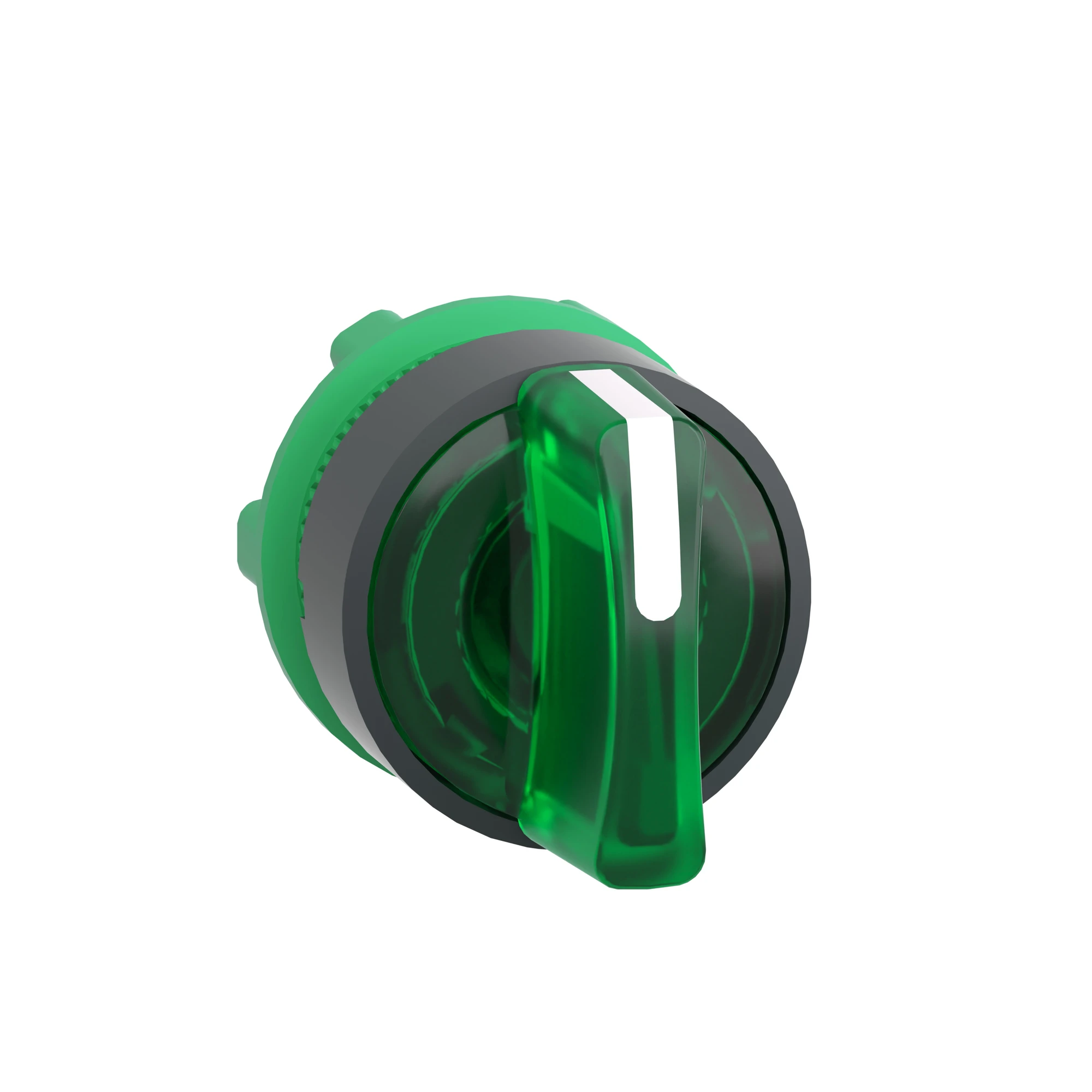 Schneider Electric ZB5AK1533 Illuminated selector switch, front element, Harmony XB5, plastic, 22mm, green, for universal LED, 3 positions, center detent (img_004)