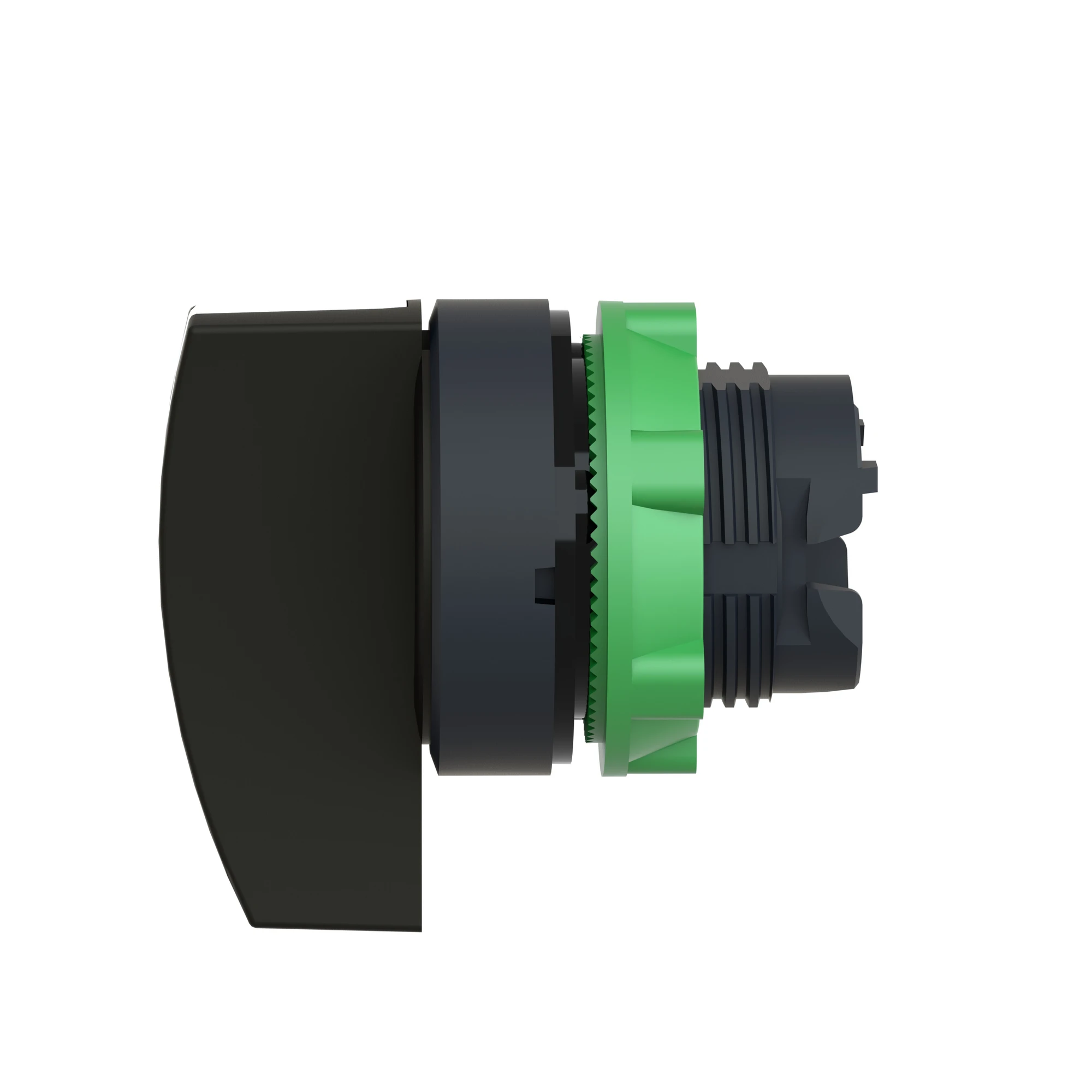 Schneider Electric ZB5AJ3 Selector switch, front element, Harmony XB5, plastic, 22mm, black, 3 positions, long toggle, latching (img_003)